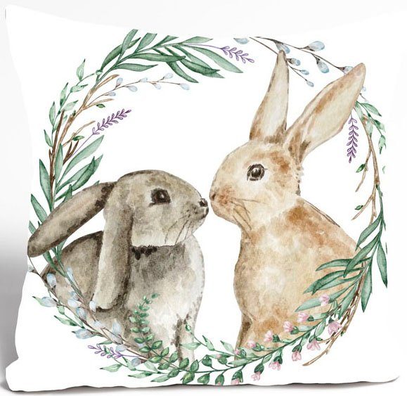 queence Dekokissen Berti, süßer Hase günstig online kaufen