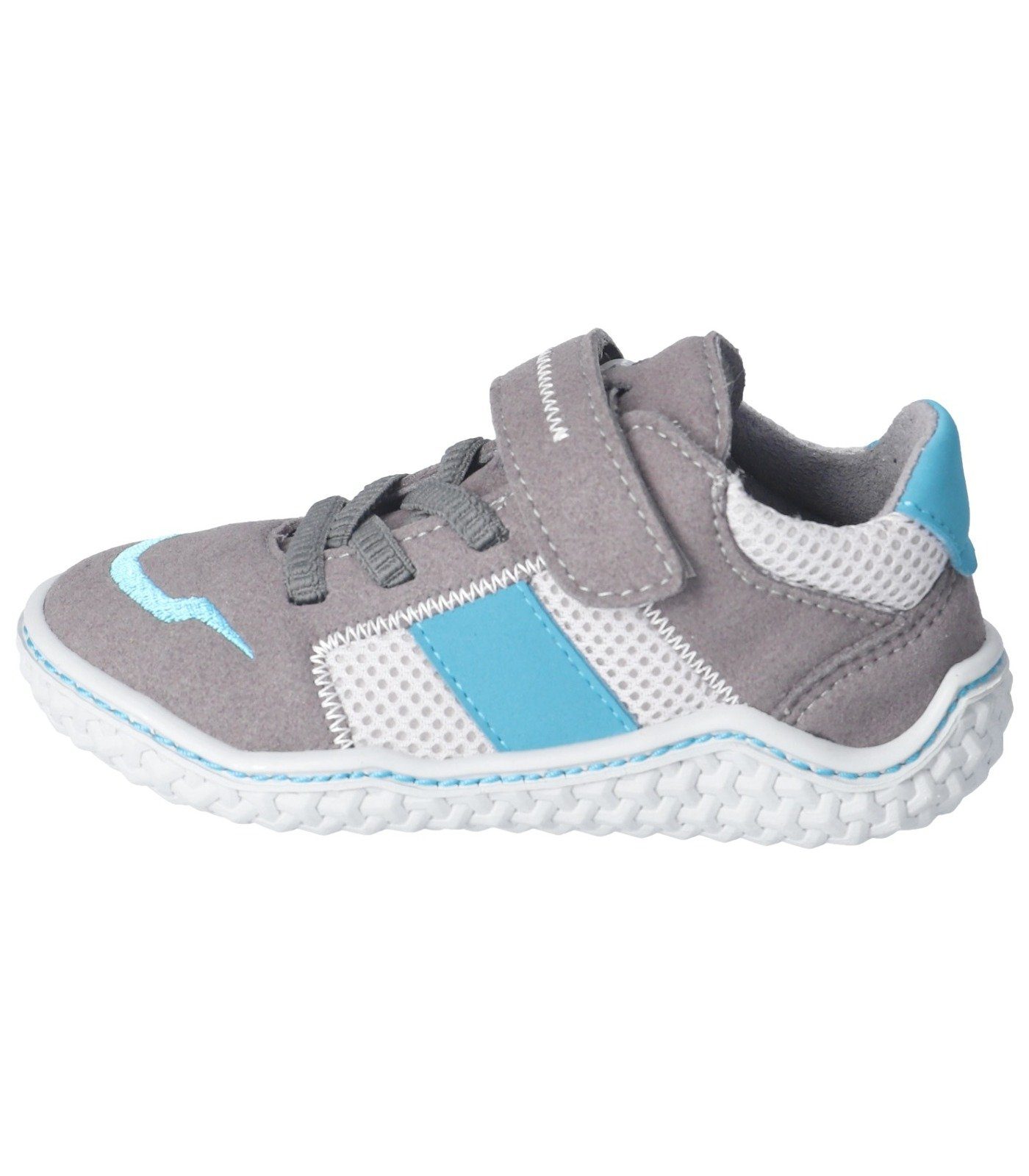 Ricosta Halbschuhe Schnürschuh Grau Lederimitat/Textil Blau