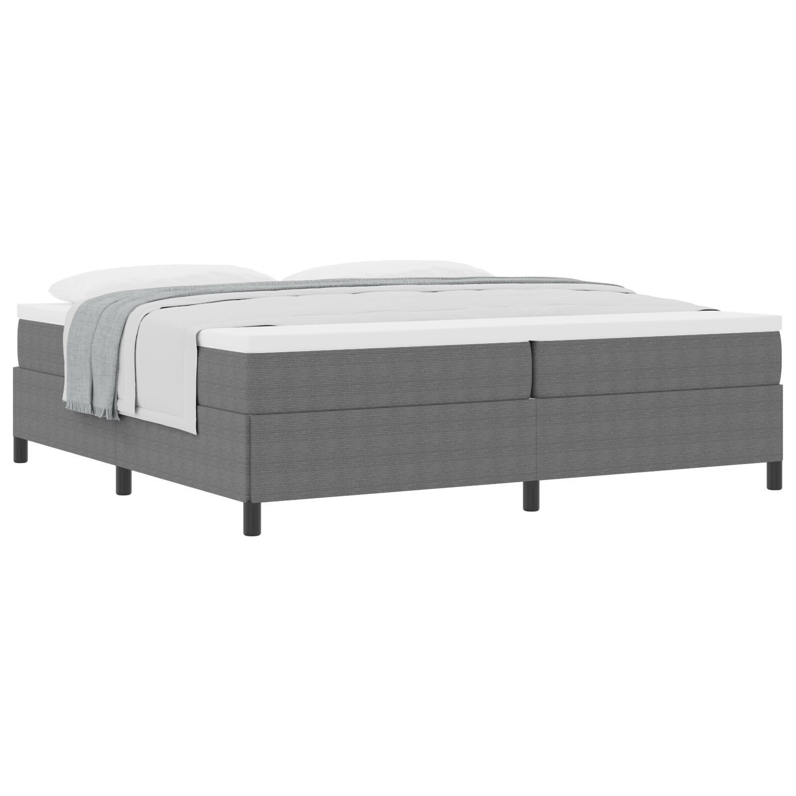 vidaXL Bett Bettgestell Hellgrau 200x200 cm günstig online kaufen