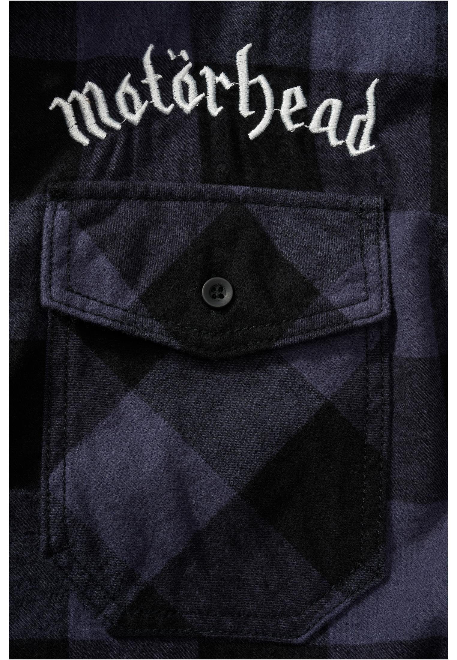 Brandit Langarmhemd Herren Checkshirt (1-tlg) Motörhead