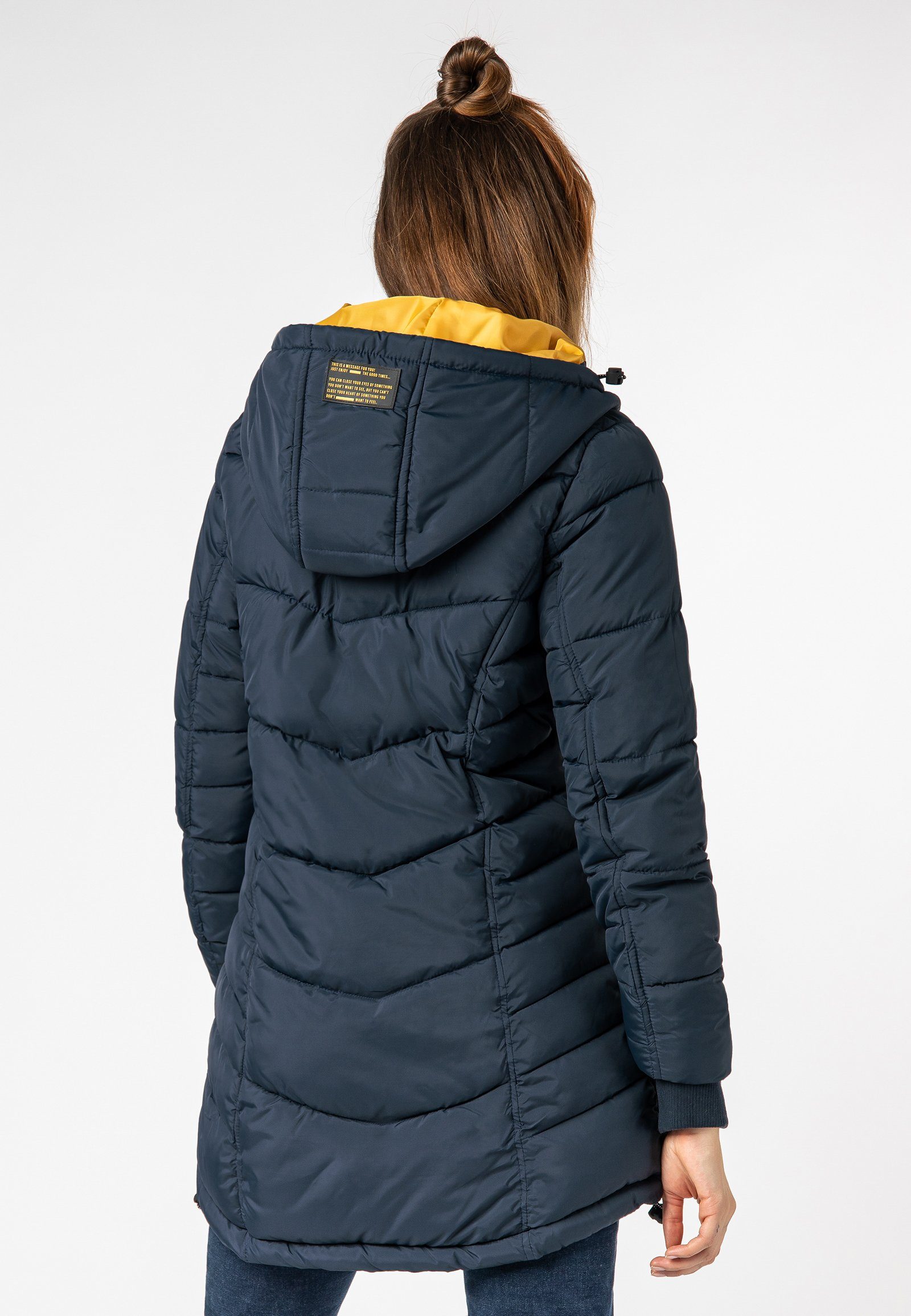 SUBLEVEL Wintermantel Steppmantel tailliert warm wattiert günstig online kaufen