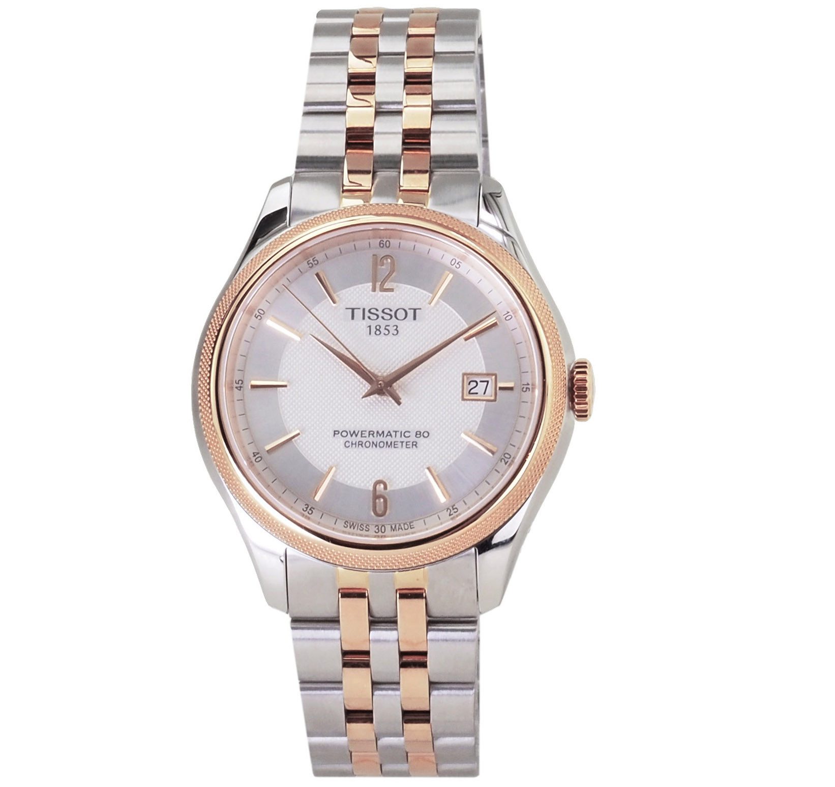 Tissot Automatikuhr schweizer Herren Uhr 41 mm Ø T1084082203701 Ballade Chronometer, Gangreserve 80 Std.
