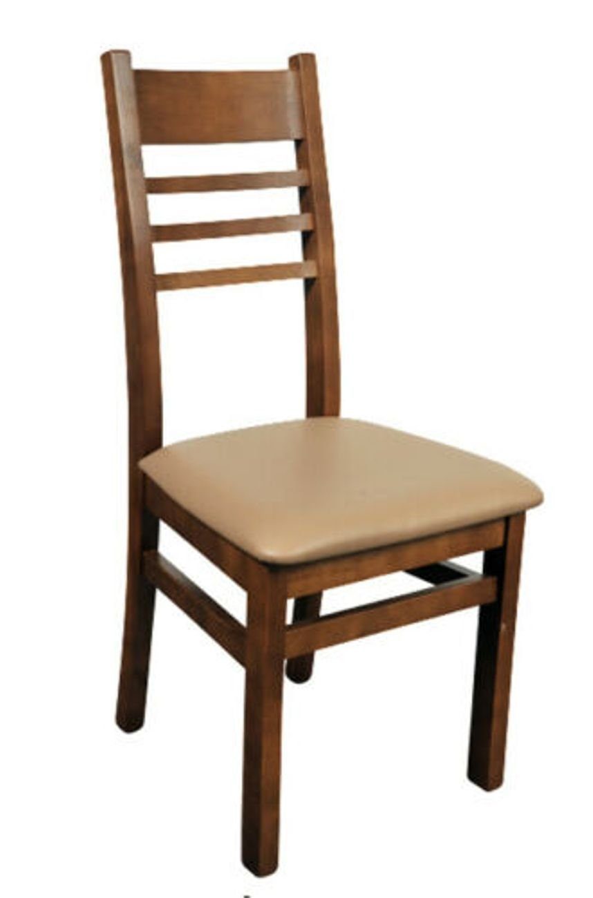 JVmoebel Esszimmerstuhl, Stühle 8x Set Sessel Polster Lehnstühle Esszimmer Stuhl Massiv Holz