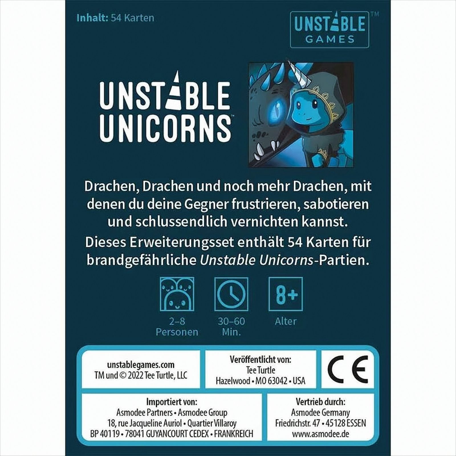 Asmodee Spiel Unstable Games - Drachen Erweiterungsset