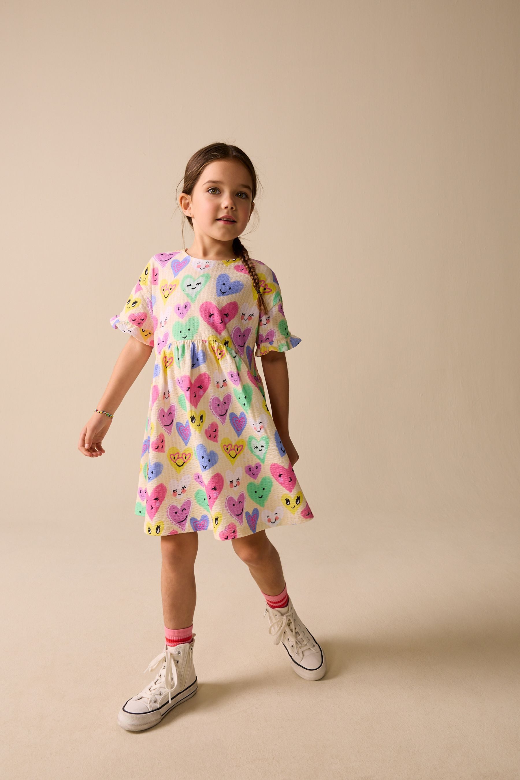 Next Jerseykleid Kurzärmliges Jersey-Kleid (1-tlg)