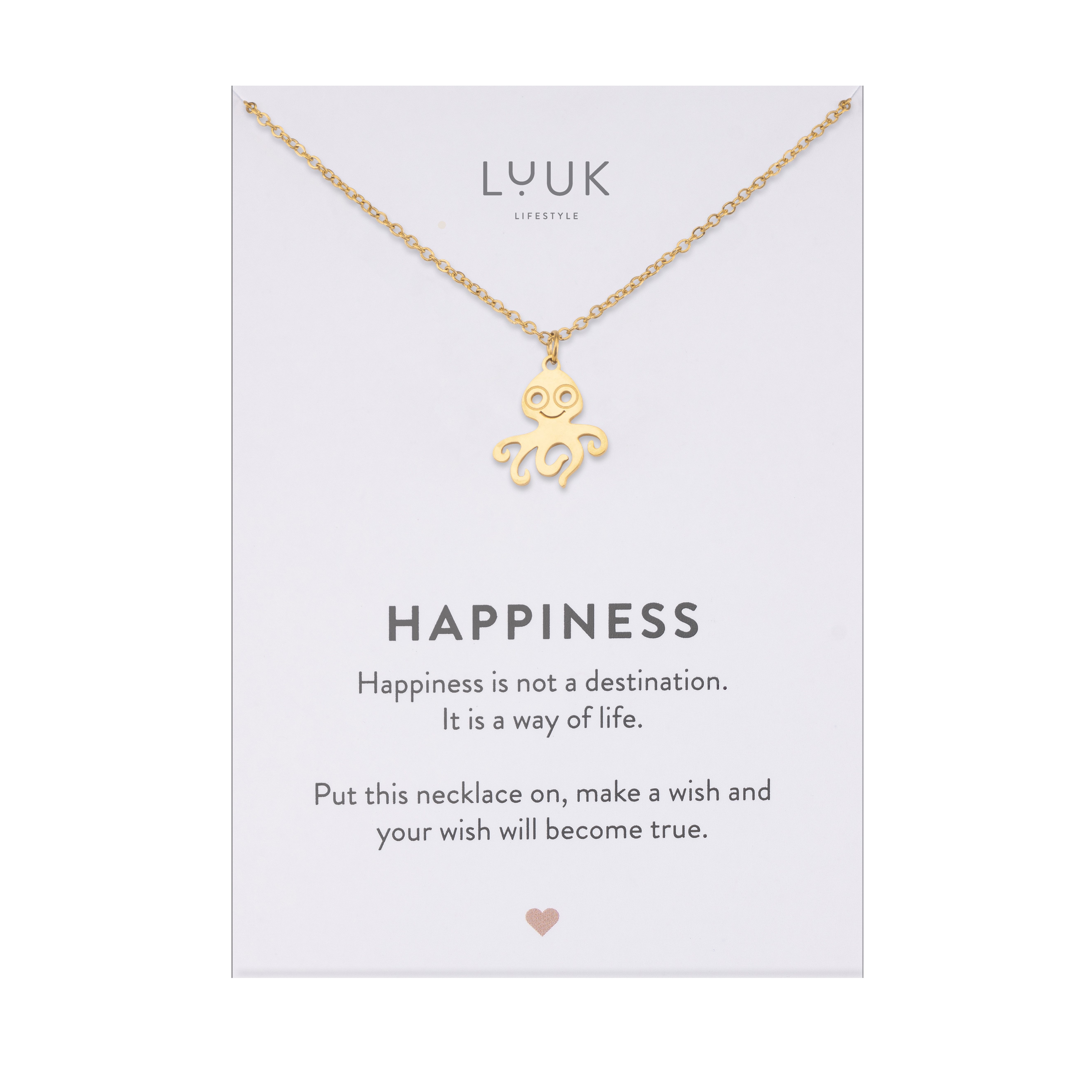LUUK LIFESTYLE Kette mit Anhänger Oktopus, günstig online kaufen