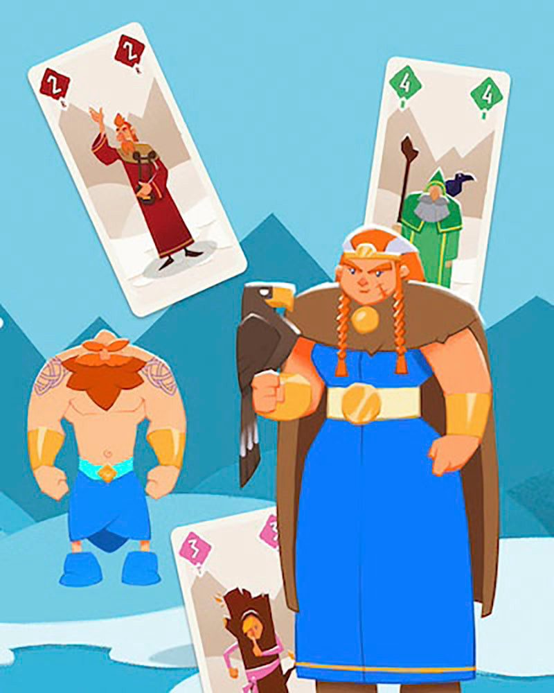 Helvetiq Spiel Odin, Kartenspiel, Made in Europe