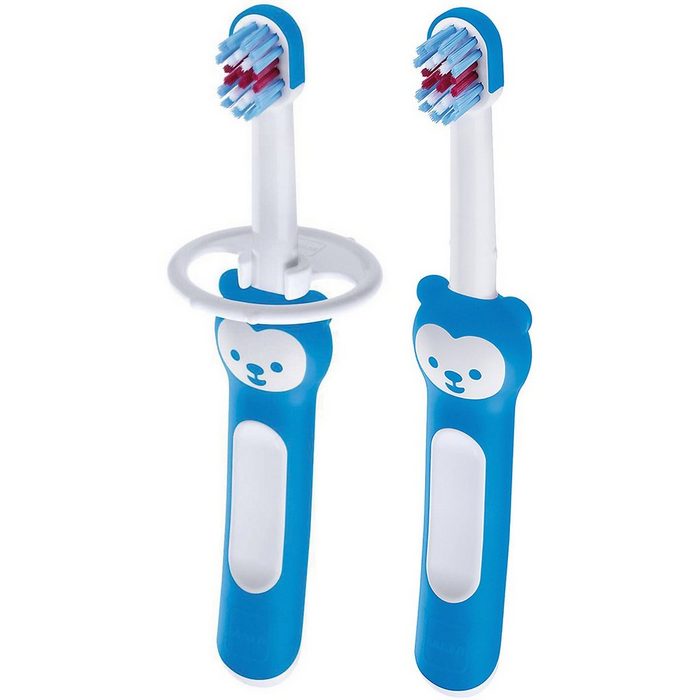 MAM Zahnpflege-Set Baby`s Brush Baby-Zahnbürste Doppelpack Boy