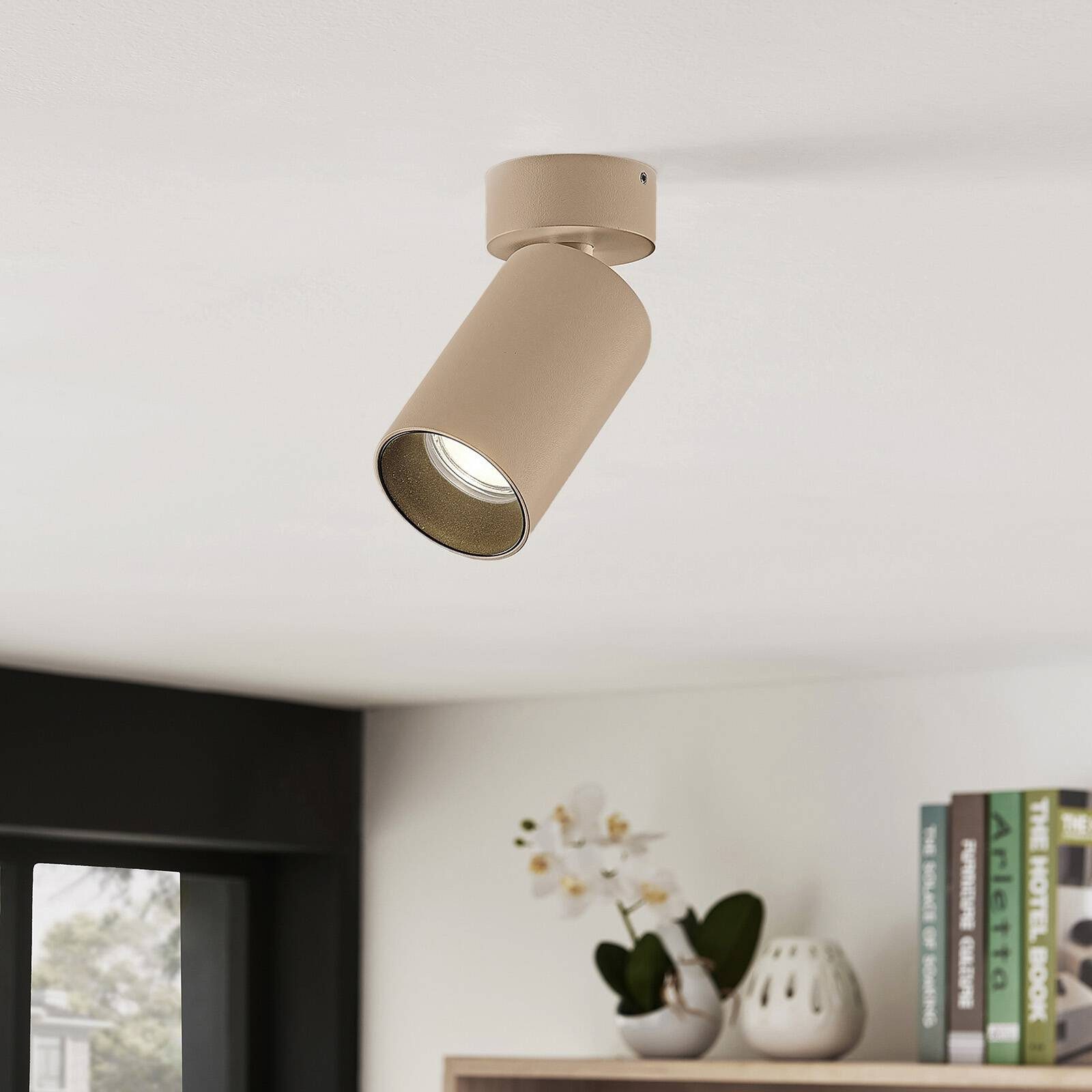 Arcchio Deckenstrahler Brinja, Metall, Braun IP20, 1 x 8 W LED