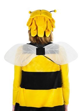 Maskworld Kostüm Biene Maja Kopfbedeckung, Für große Bienen mit Köpfchen - original lizenziert!