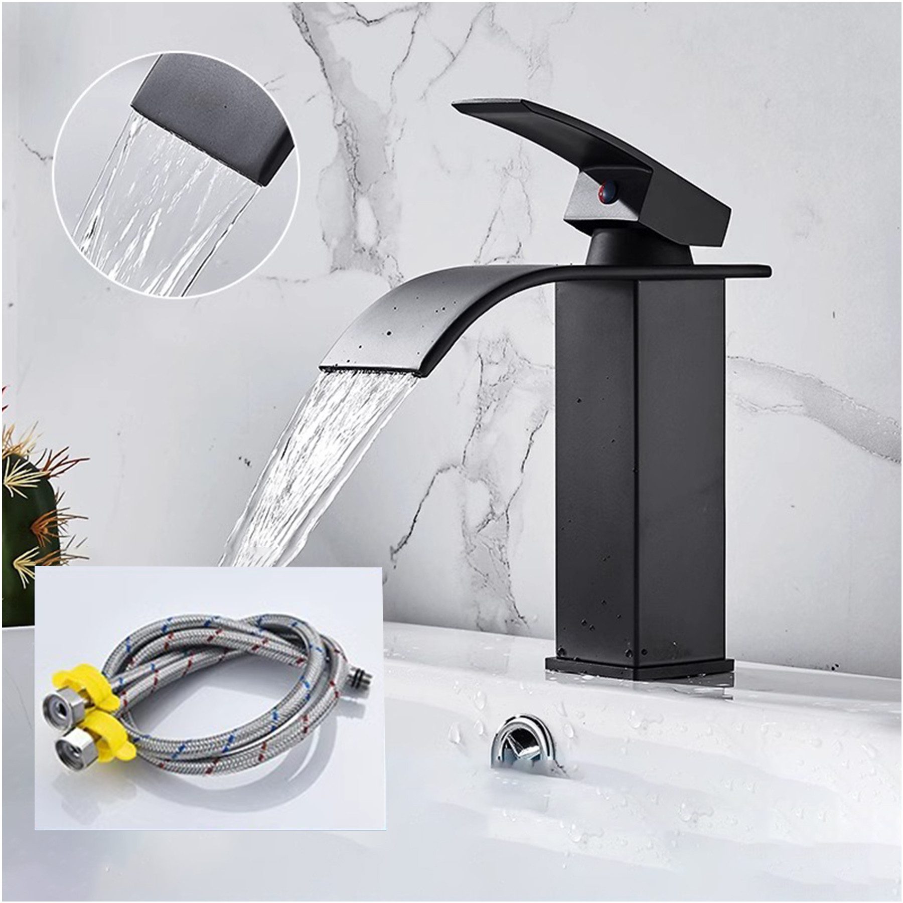 Mutig Waschtischarmatur Wasserhahn Bad,Chrom Messing Wasserhahn günstig online kaufen