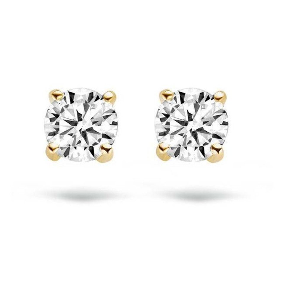 Blush Paar Ohrstecker BLUSH Ohrstecker 14 Karat Gelbgold mit Zirkonia 7053YZI