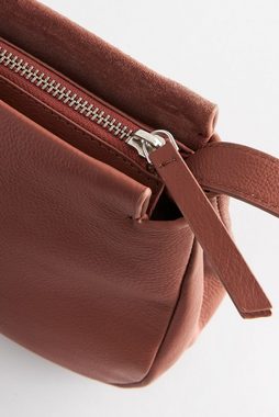 Next Umhängetasche Satteltasche aus Leder und Veloursleder (1-tlg)