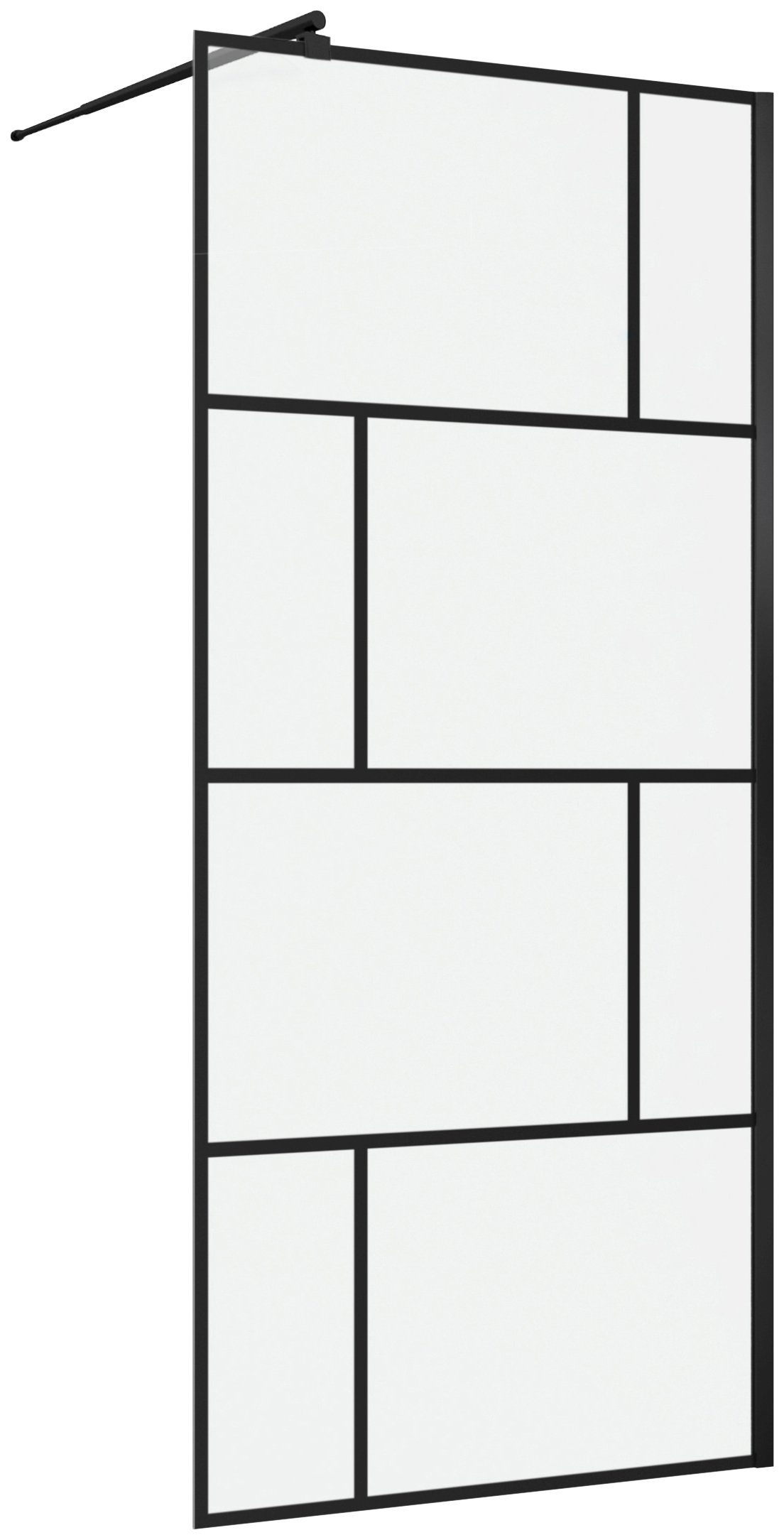 Marwell Walk-in-Dusche Bricks, Einscheibensicherheitsglas, (3 tlg), günstig online kaufen