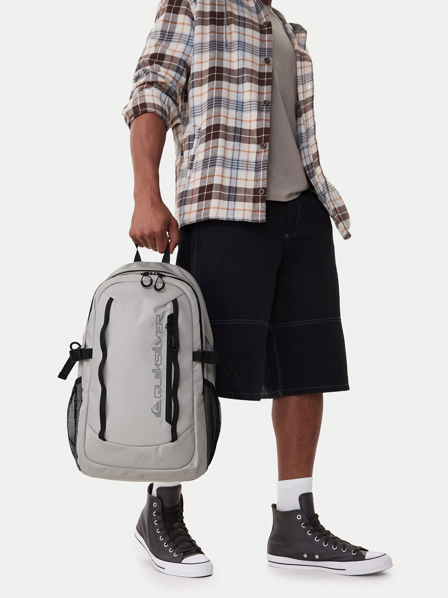 Quiksilver Freizeitrucksack Quiksilver Unisex Rucksack Schwarz, Grau QUIKSILVER-CEOWB-QUIC-F-001-0