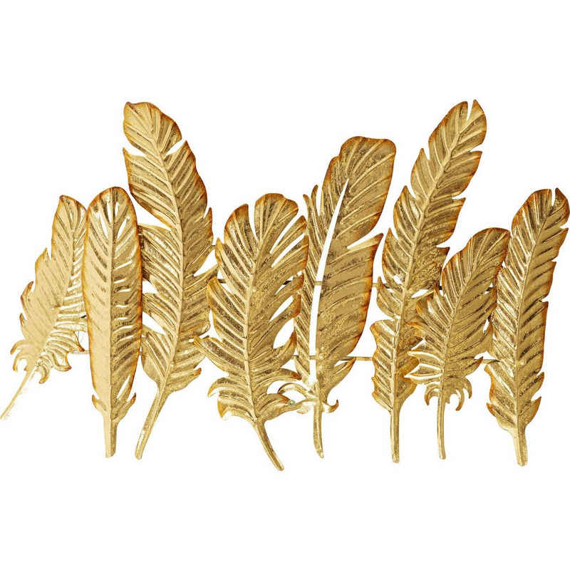 KARE Garderobe »Wandgarderobe Leaf Gold 86cm«