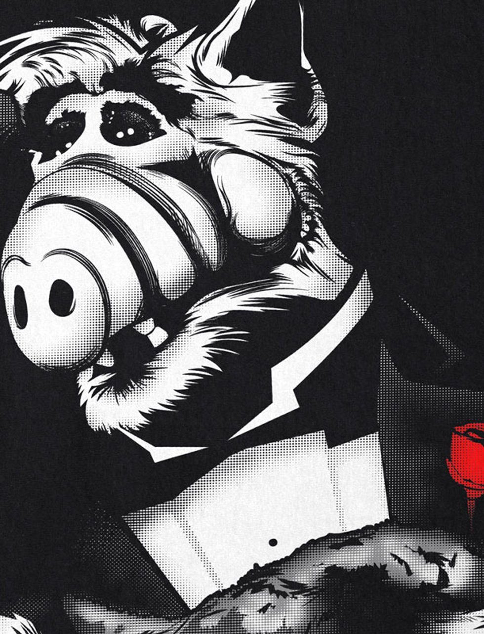 style3 T-Shirt Katzenliebhaber alf der außerirdische günstig online kaufen