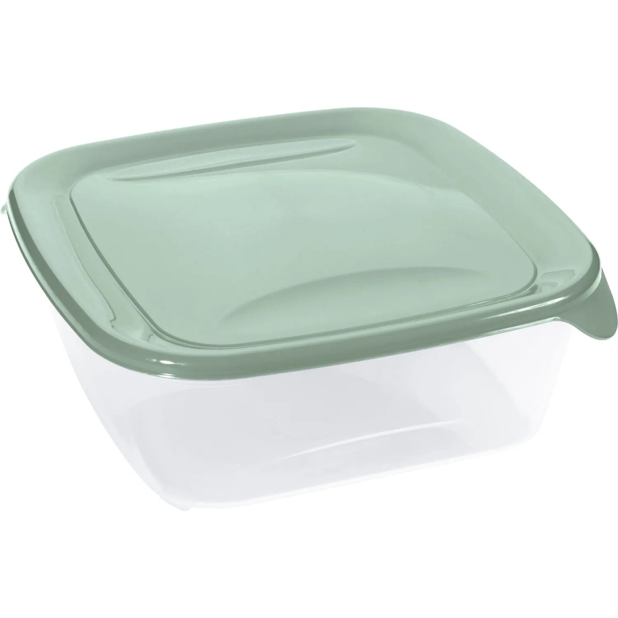 Curver Vorratsdose Fresh&Go Frischhaltedose 1,7L quadratisch transparent, Kunststoff, (1-tlg), Sicher stapelbar