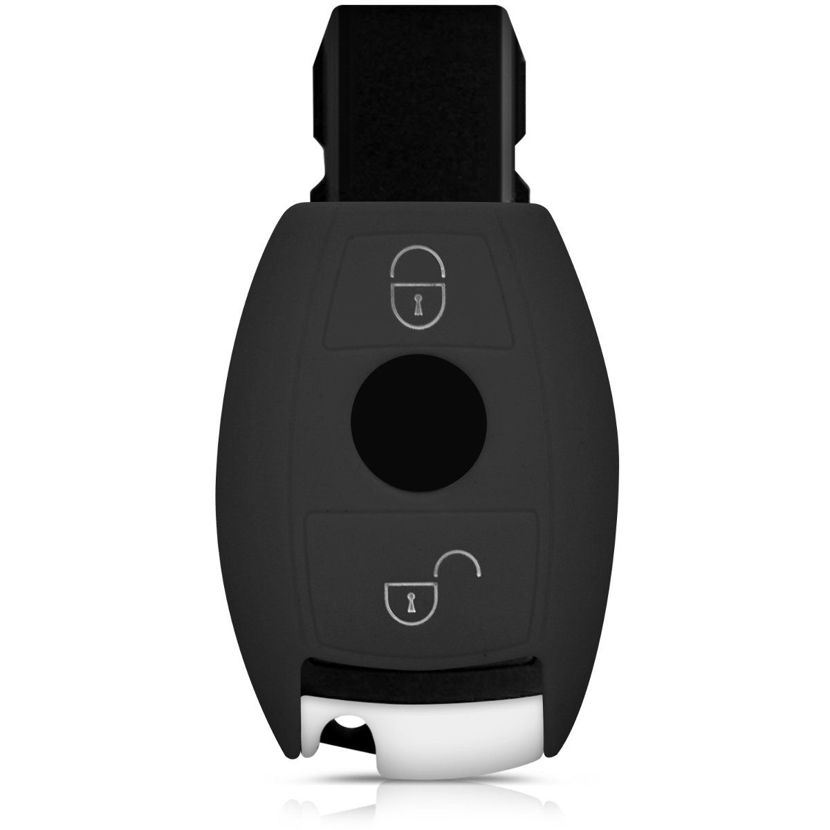 kwmobile Schlüsseltasche Autoschlüssel Silikon Hülle für Mercedes Benz (1-tlg), Schlüsselhülle Schlüssel Case Cover