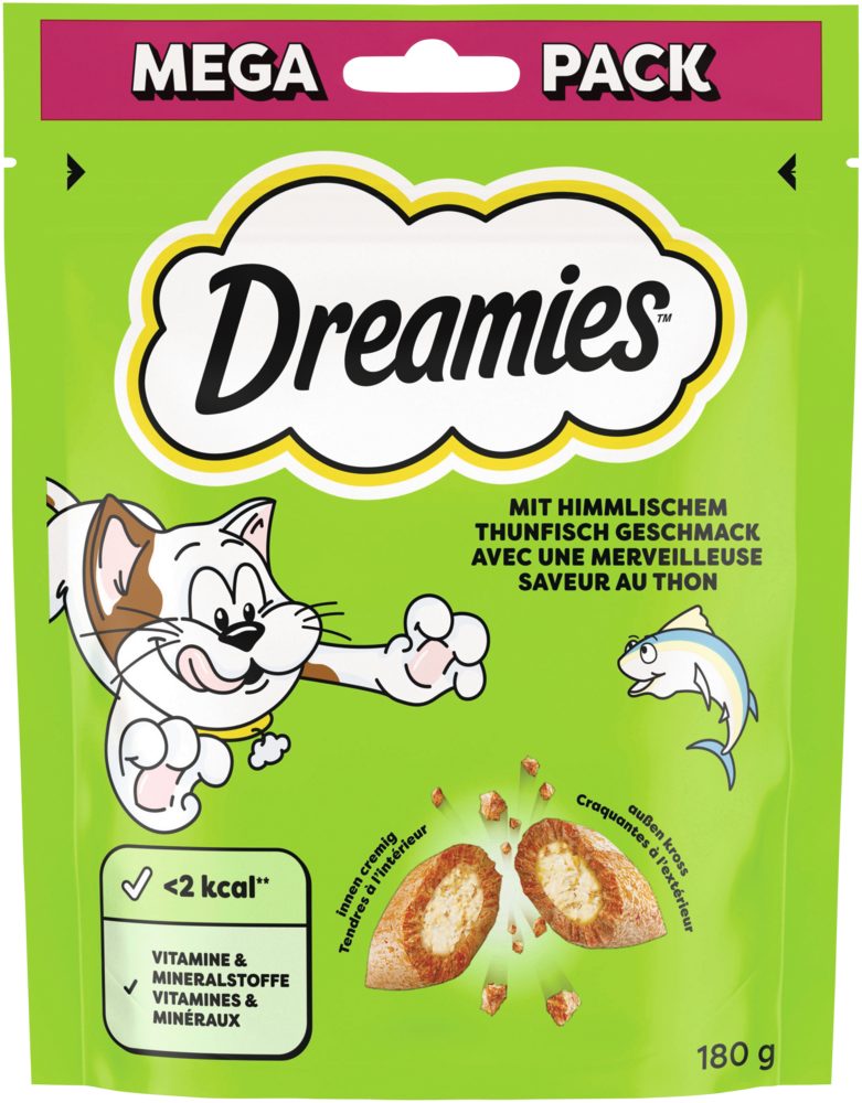 Dreamies DREAMIES™ Thunfisch 180g, für: Katze