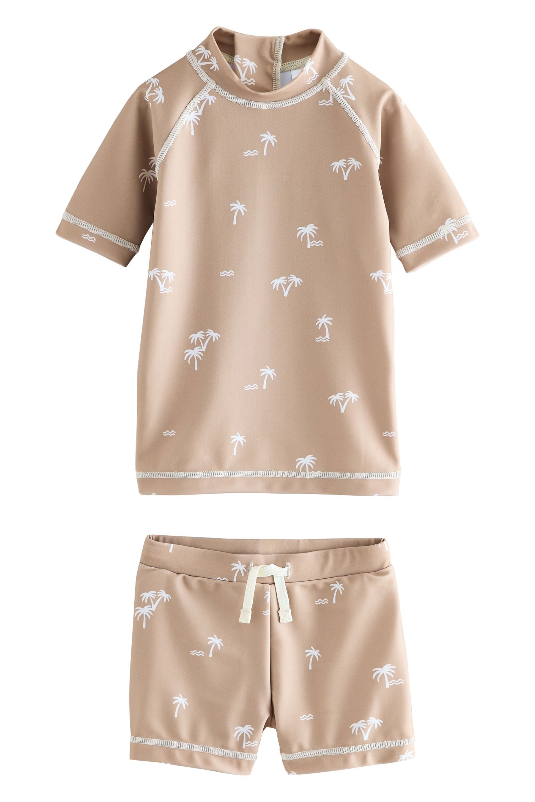 Next Badeanzug Sonnenschutztop und Shorts im günstig online kaufen