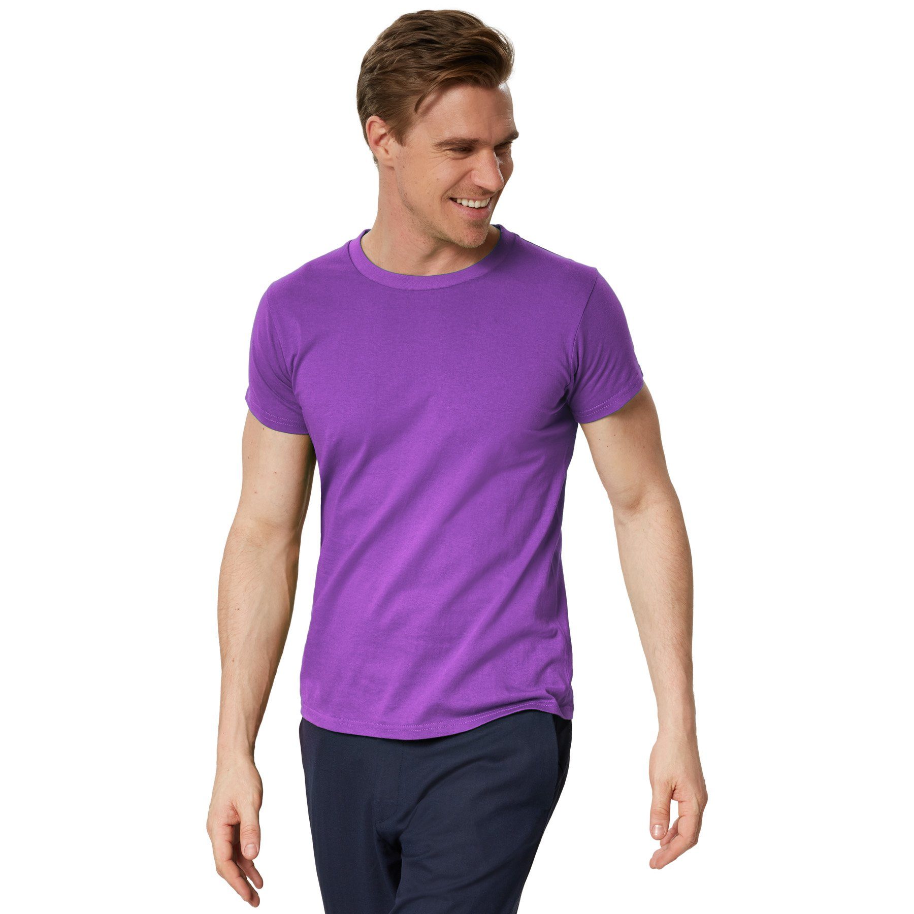 dressforfun T-Shirt T-Shirt Männer Rundhals