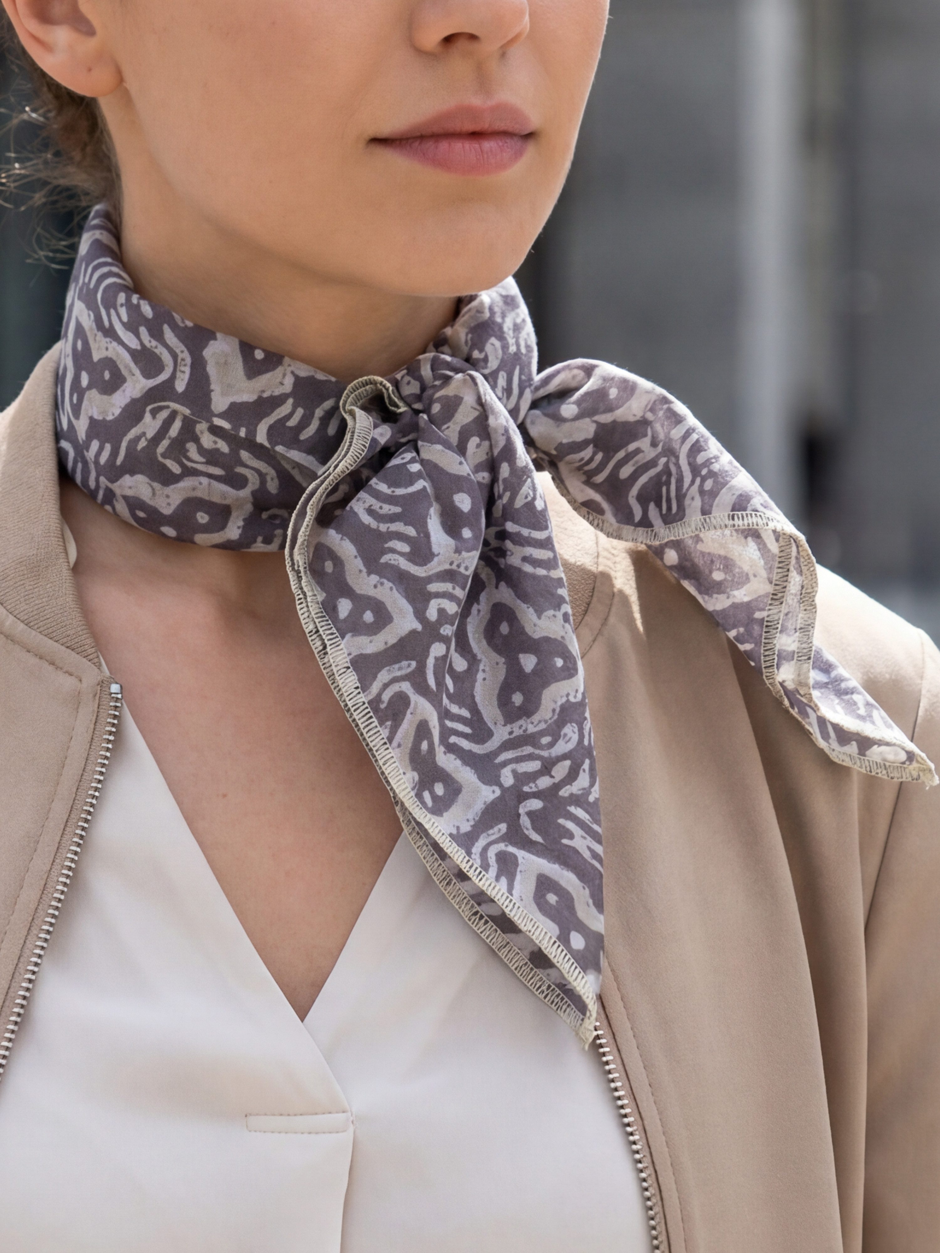wundabaa Bandana Voile 65 x 65 Blumenmuster