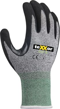 teXXor Arbeitshandschuh-Set Schnittschutz-Strickhandschuhe Cut B