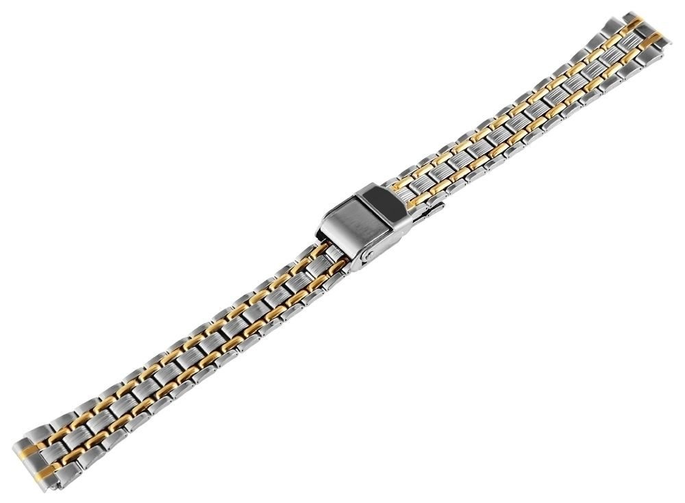 STEINMEISTER Uhrenarmband RP8200012085 Edelstahl Uhrenarmband, silber/gold, 12 mm