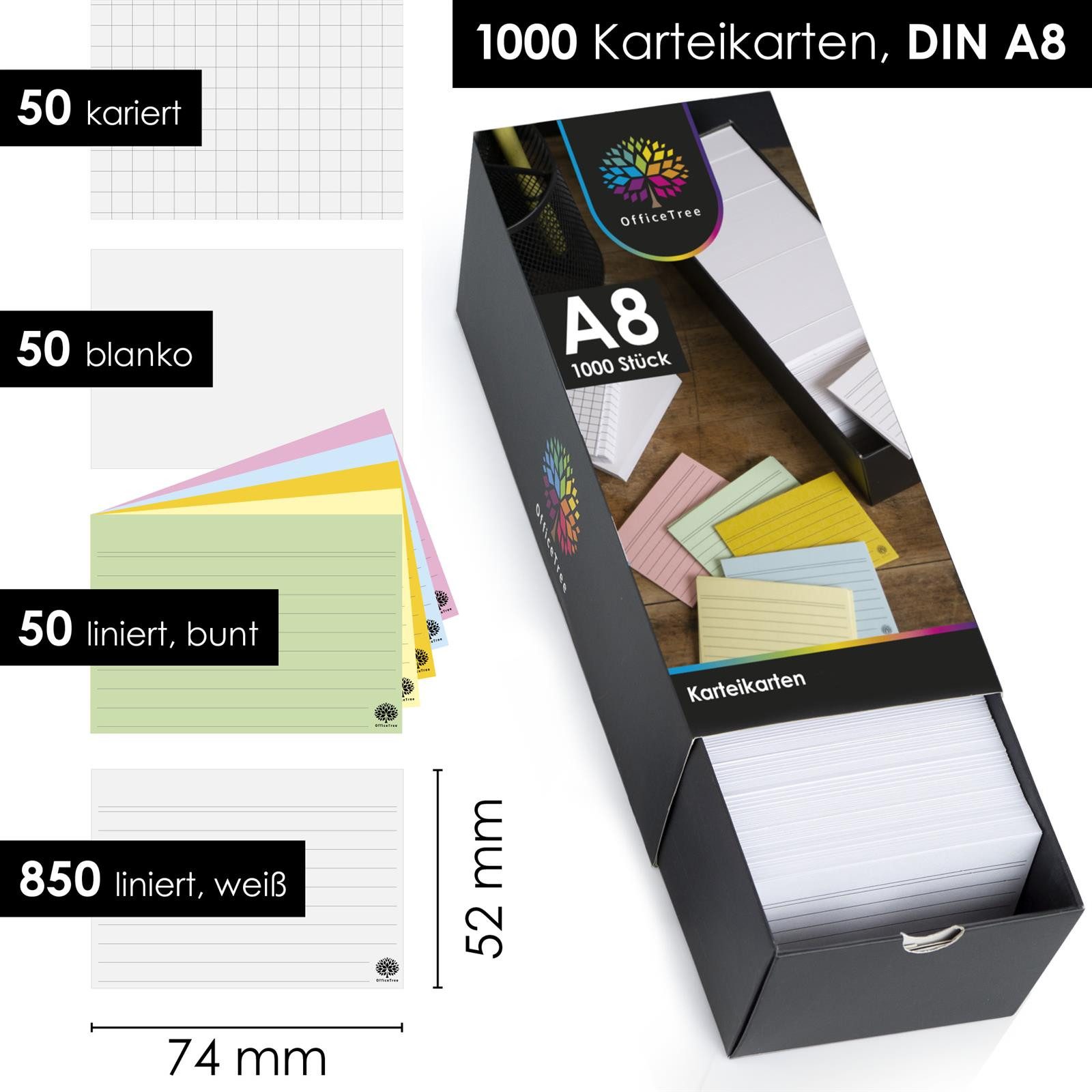 OfficeTree Karteikarten OfficeTree Karteikarten A8