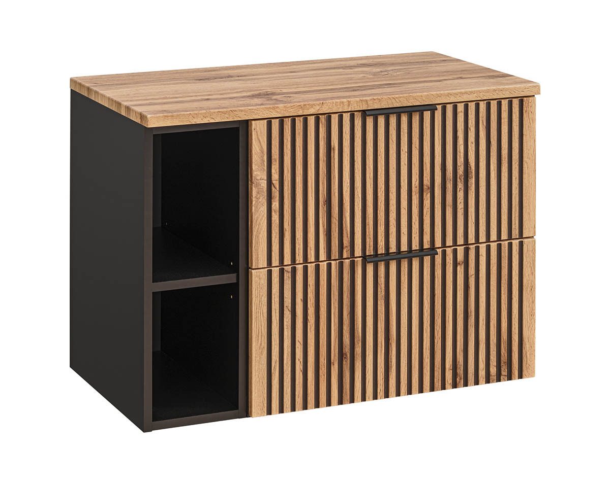 einfachgutemoebel Waschtisch-Set Bad Waschplatz Tribune 80cm, günstig online kaufen