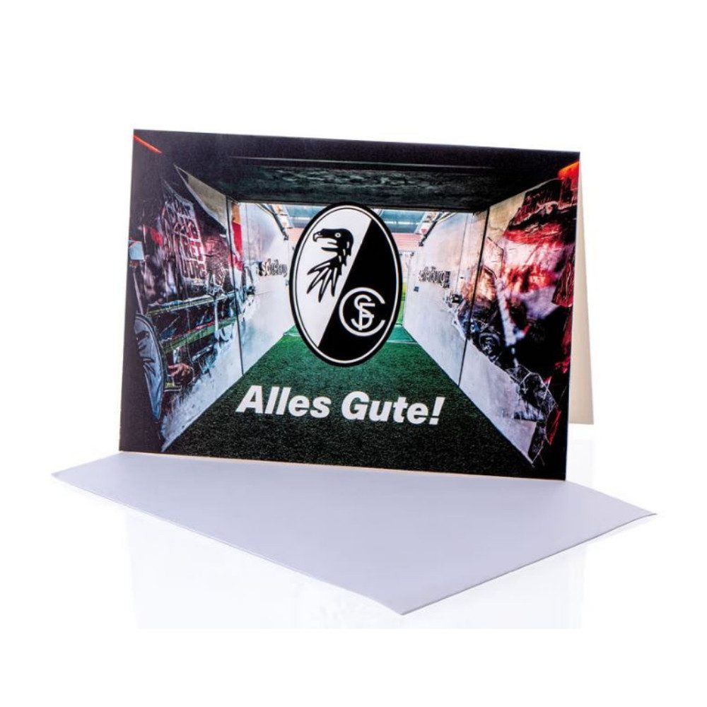 SC Freiburg Glückwunschkarte SC Freiburg Grußkarte "Alles Gute"