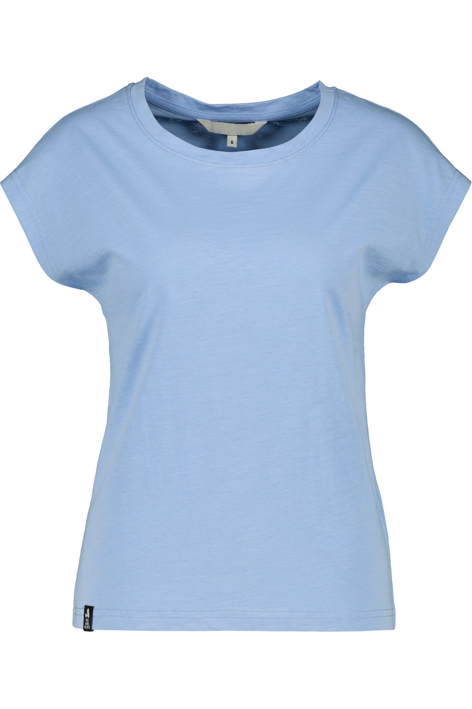Alife & Kickin Rundhalsshirt Damen SigridAK P Kurzarmshirt, Shirt leichtes Sommer-Top mit Print aus Bio-Baumwolle mit Rundhals