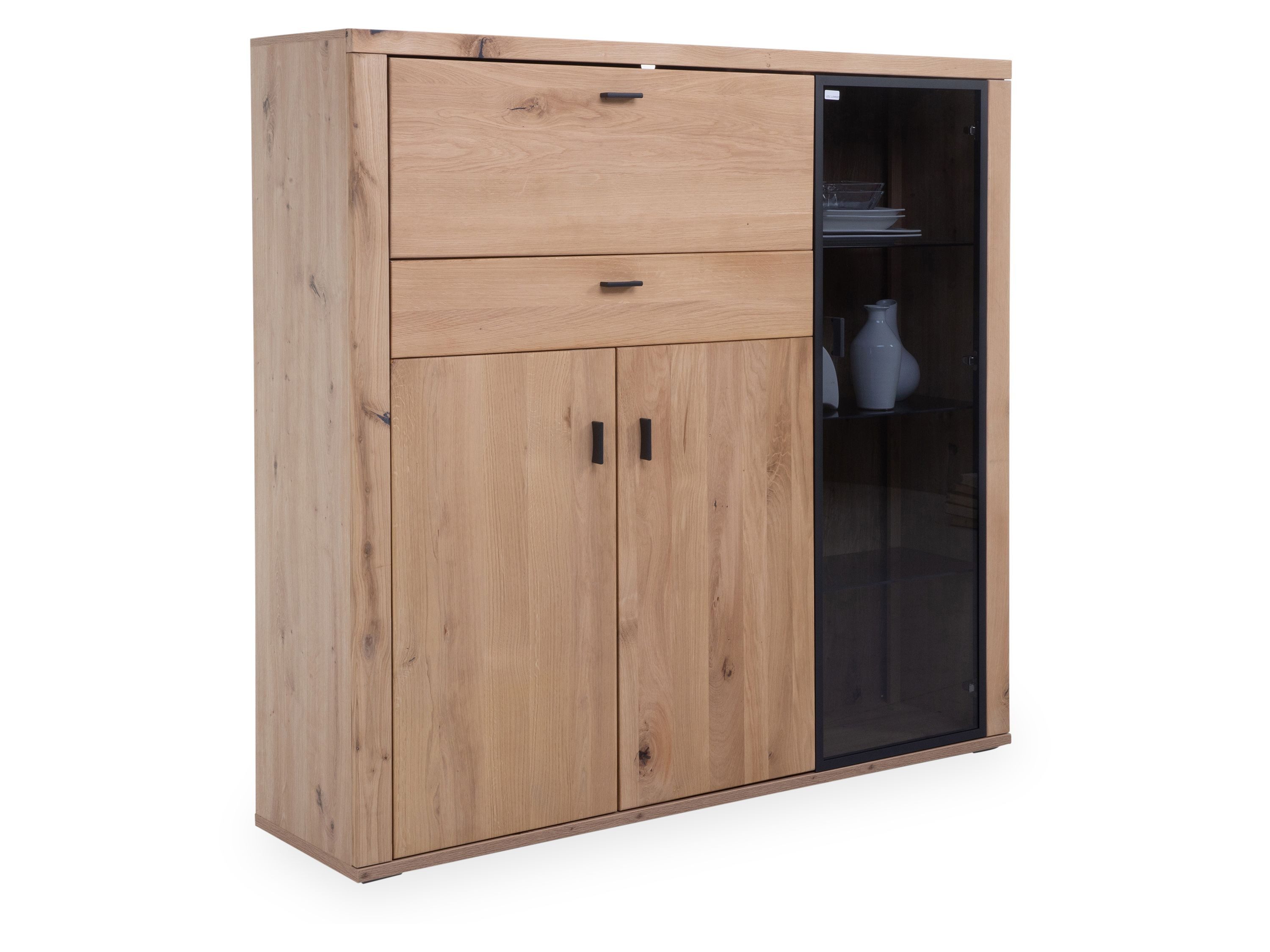 HARPER Highboard Highboard HARPER IZEDA BHT 148x141x37 cm braun Hochkommode