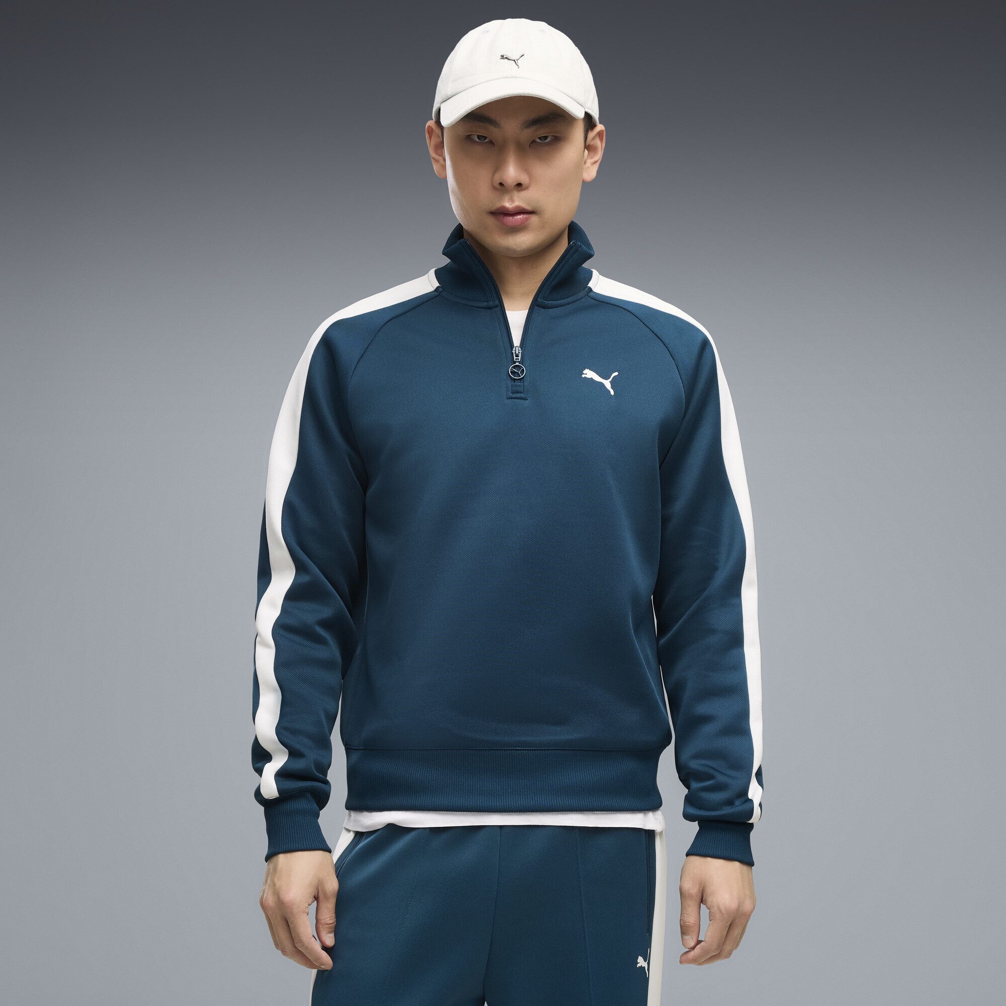 PUMA Trainingsjacke T7 Always On Trainingsjacke mit Reißverschluss bis zum Hals