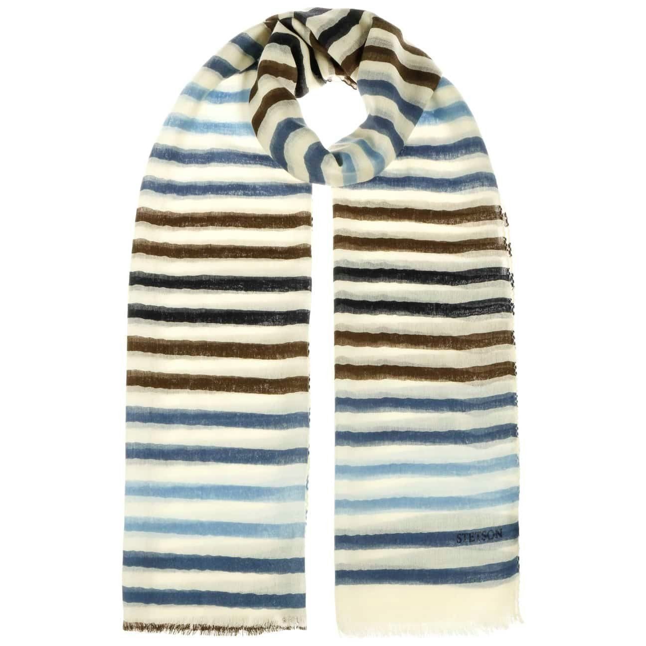 Stetson Modeschal Summer Stripes, mit Fransen