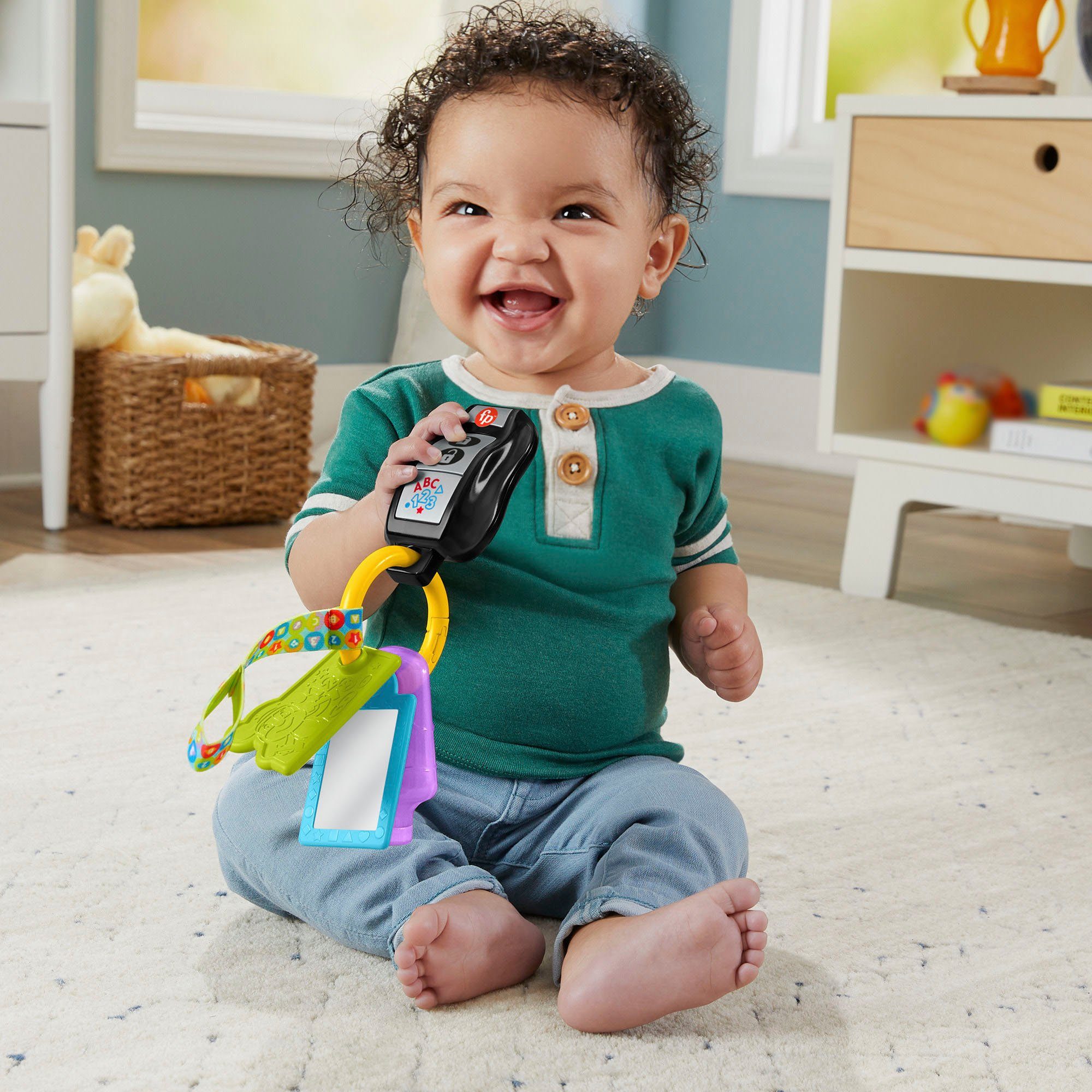Fisher-Price® Lernspielzeug Lernspaß Schlüsselbund, bunt, mit günstig online kaufen