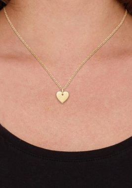 Amor Kette mit Anhänger Schmuck Geschenk Halskette Herz, 2019926, Gold 585