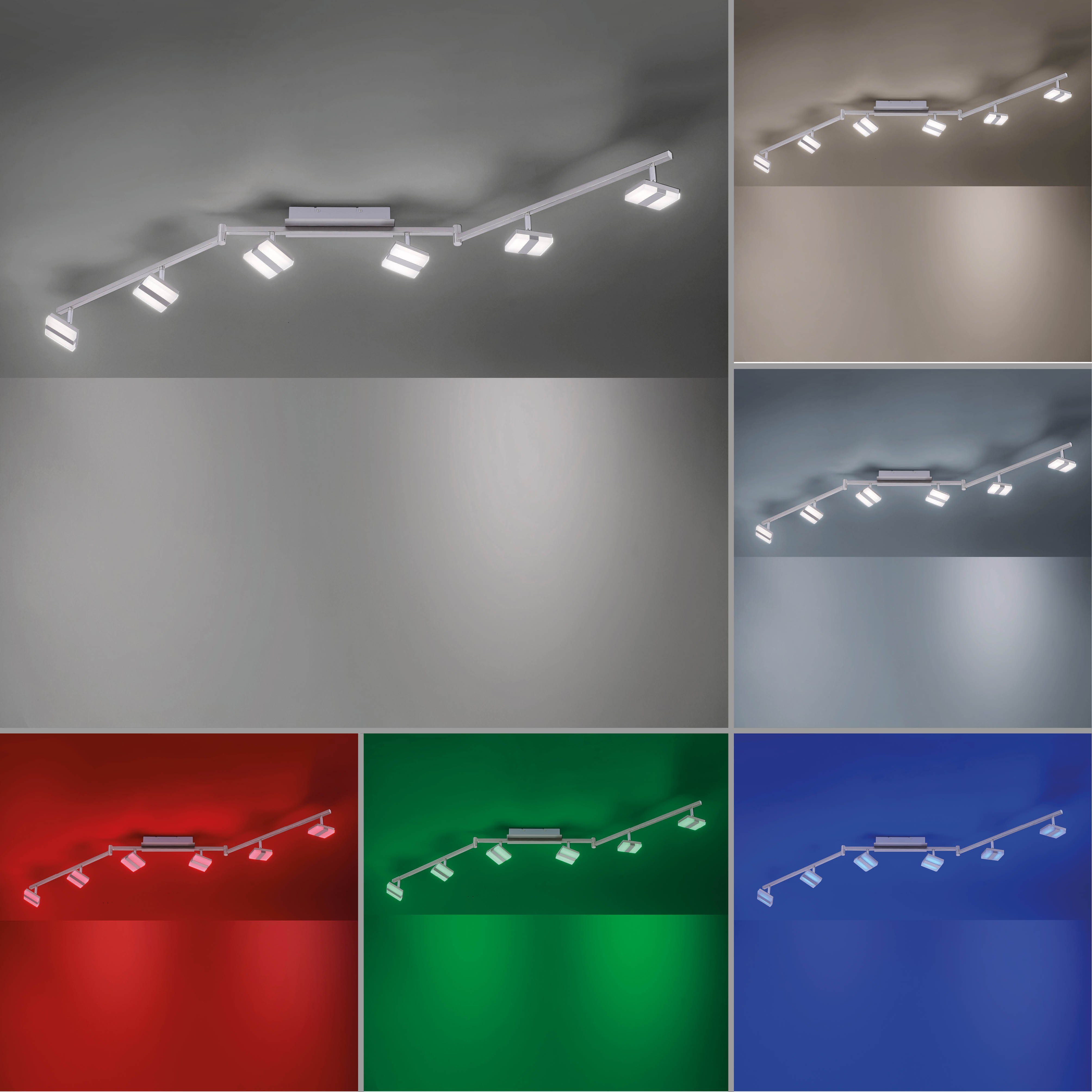 Leuchten Direkt LED Deckenleuchte nach Dimmfunktion, Netz, Ls-SABI, kaltweiß, vom fest Trennung dimmbar - Fernbedienung Memory, über warmweiß LED integriert