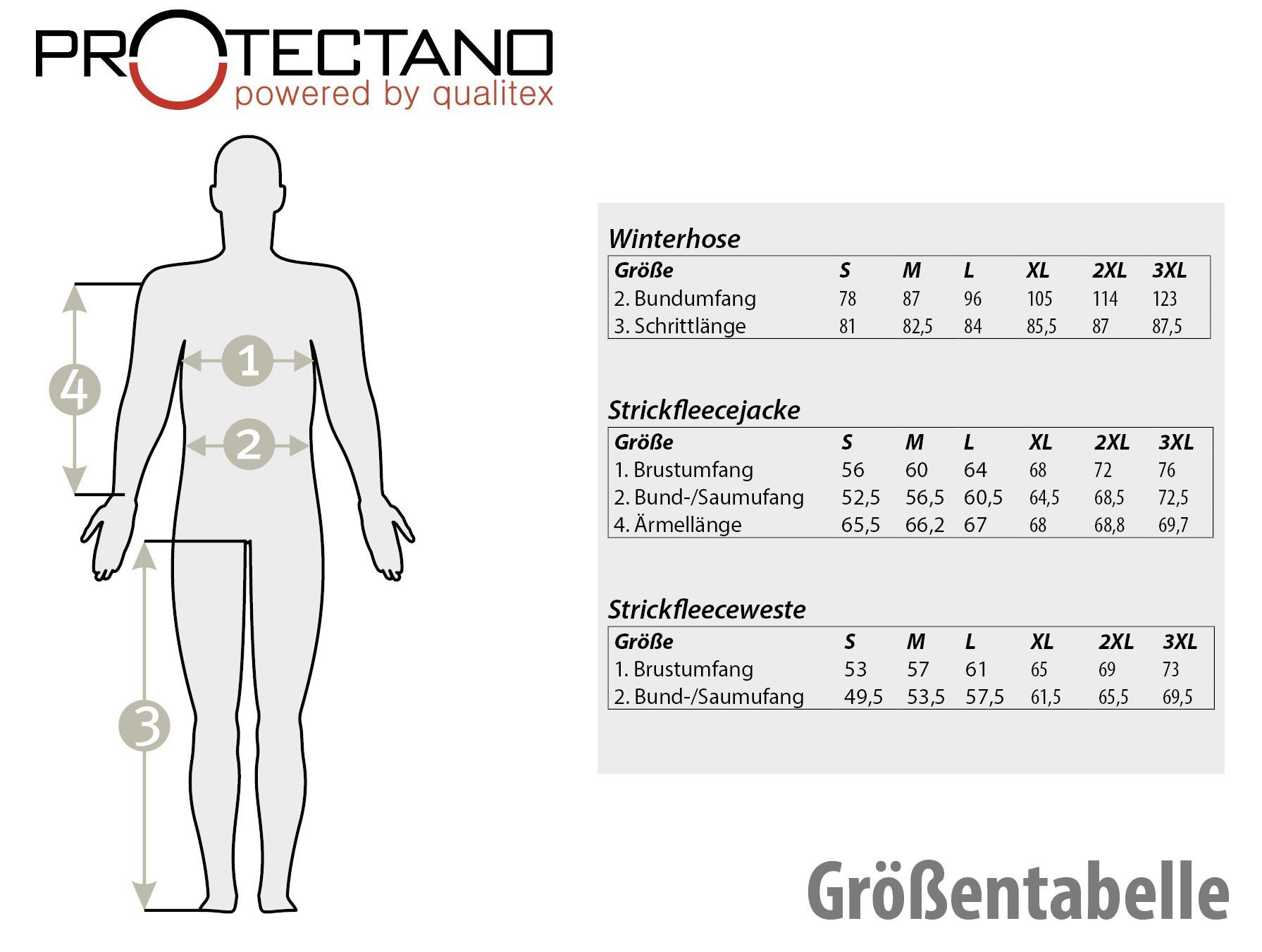 Qualitex Workwear Strickfleecejacke wärmende (melange) Strickfleece-Übergangsjacke - Softshell & Cordura (1-St) Arbeitsjacke mit 6 Taschen - Strapazierfähig - Pflegeleicht - Waschbar