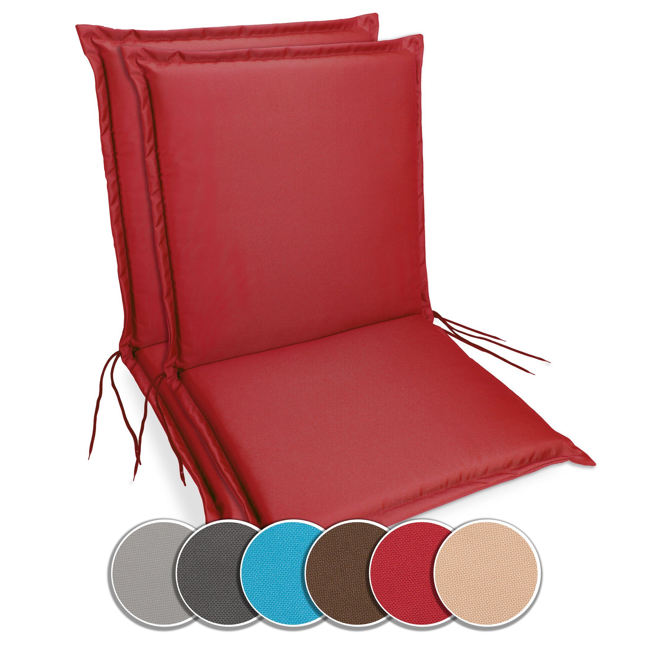 sunnypillow Liegenauflage Niedriglehner Auflage Gartenstuhlauflage, 100 günstig online kaufen
