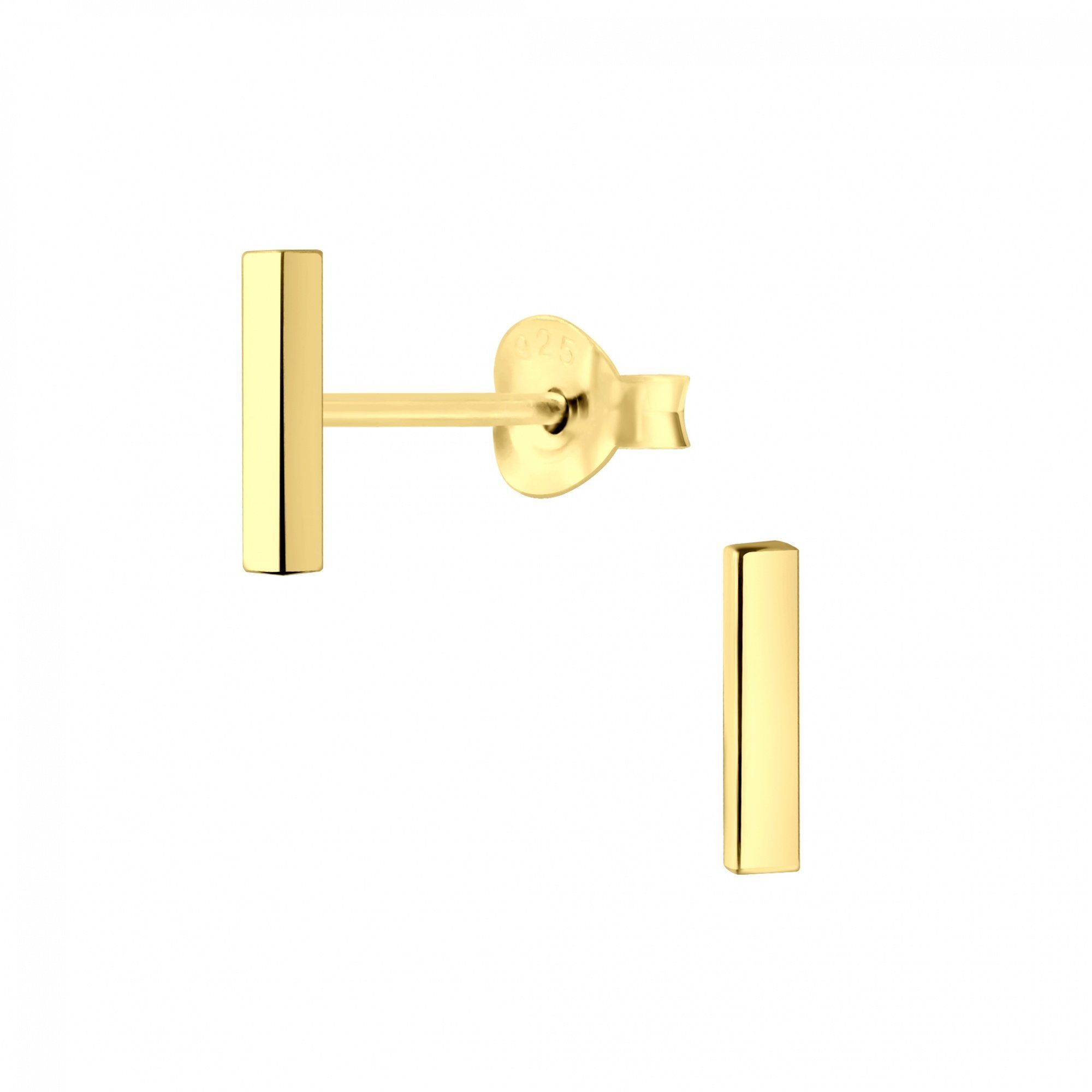 ALEXANDER YORK Paar Ohrstecker STAB in Gold, 2-tlg., 925 Sterling Silber günstig online kaufen
