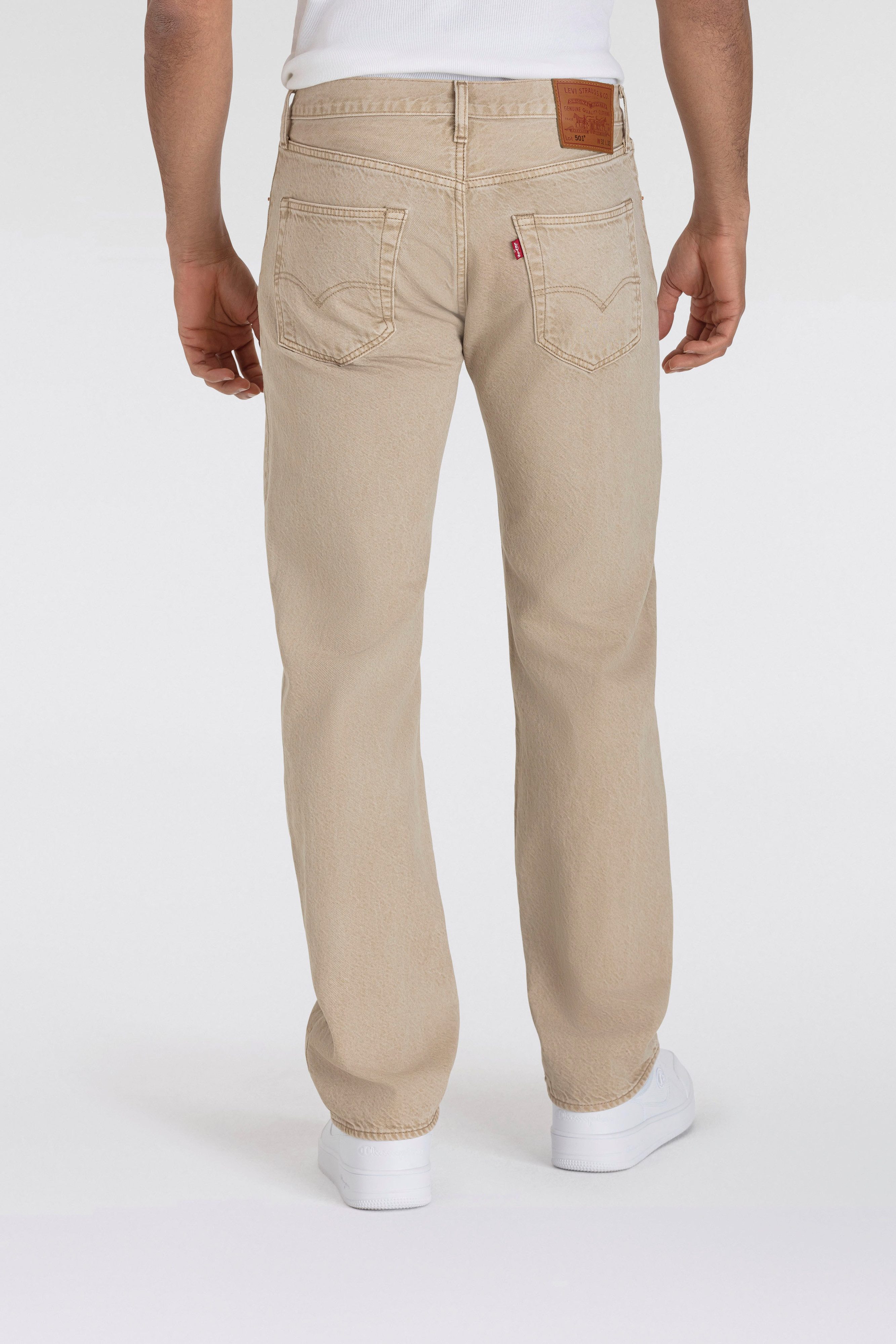 Levis Straight-Jeans "501 LEVIS ORIGINAL" mit Markenlabel günstig online kaufen