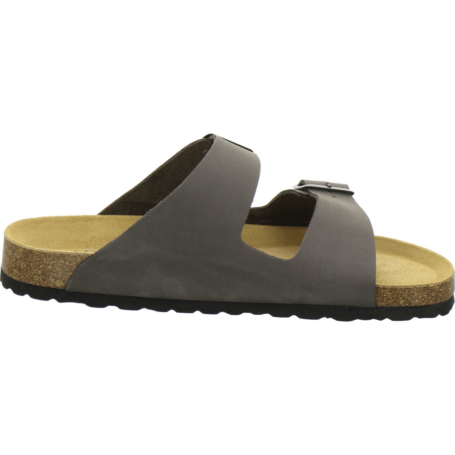 AFS-Schuhe 310082 Zweischnaller Pantolette für Herren mit Fußbett, bequeme Sandalen aus Leder