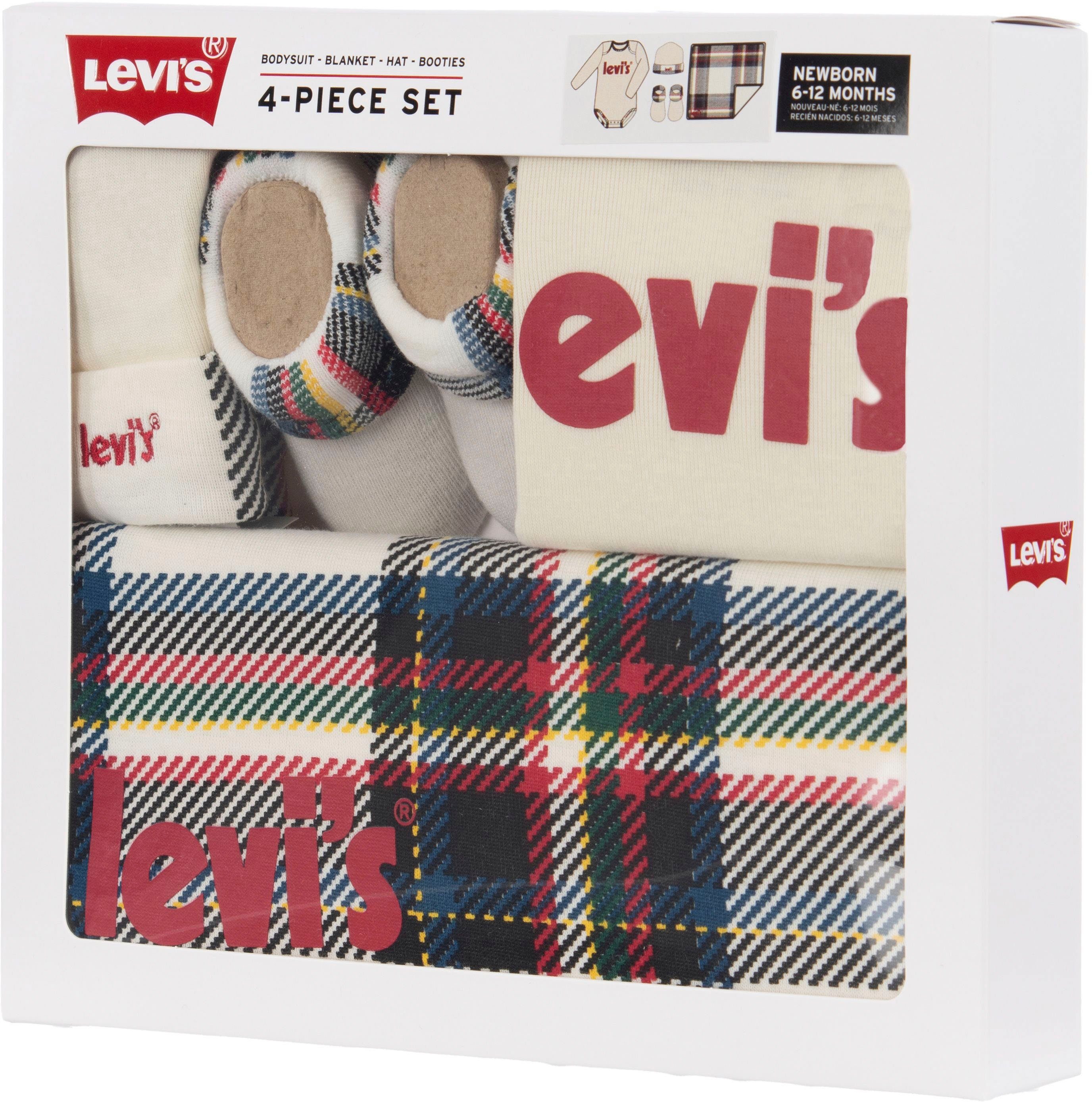 Levi's® Kids Erstausstattungspaket LEVIS HOLIDAY SET UNISEX 4PC BLANKET (Set, 4-tlg)