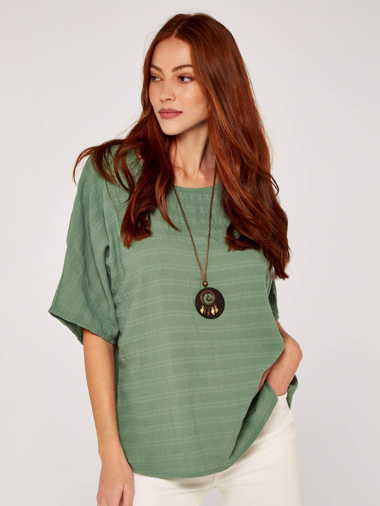 Klassische Bluse in unifarben
