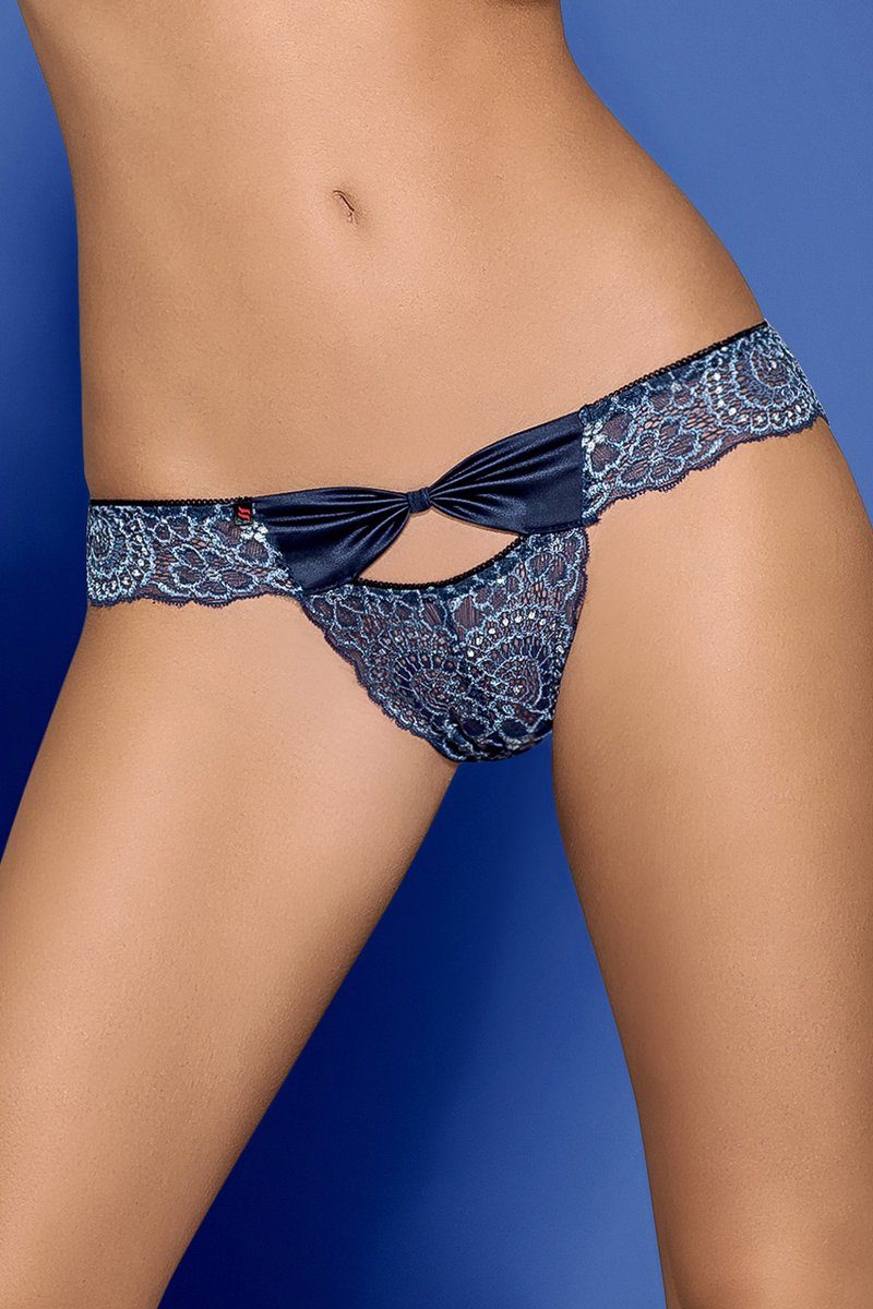 Slip Slip Auroria blau mit Spitze Stretch Shorts