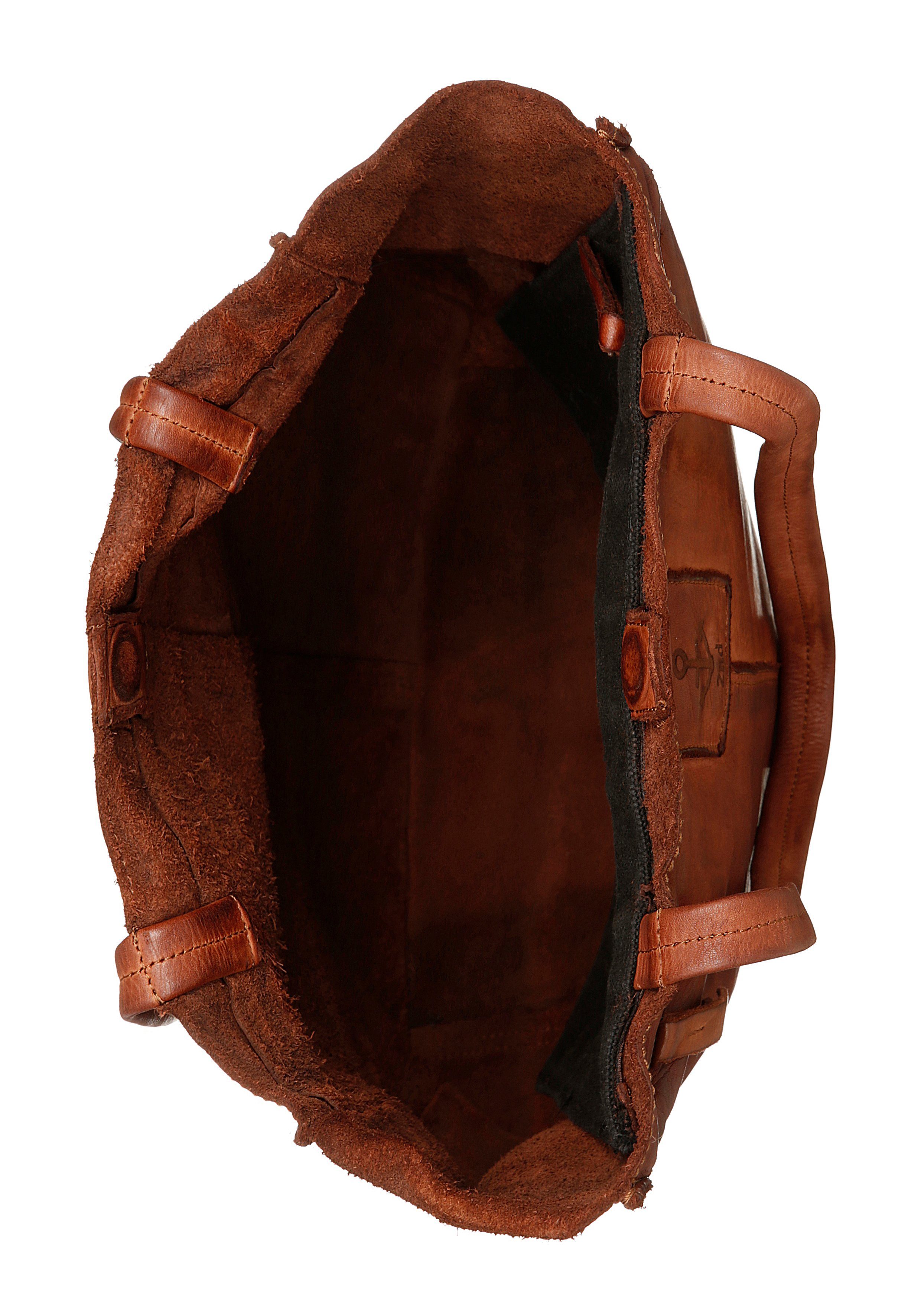 HARBOUR 2nd Shopper Elbe 1, Damen Schultertasche, Umhängetasche mit Schmuckanhänger