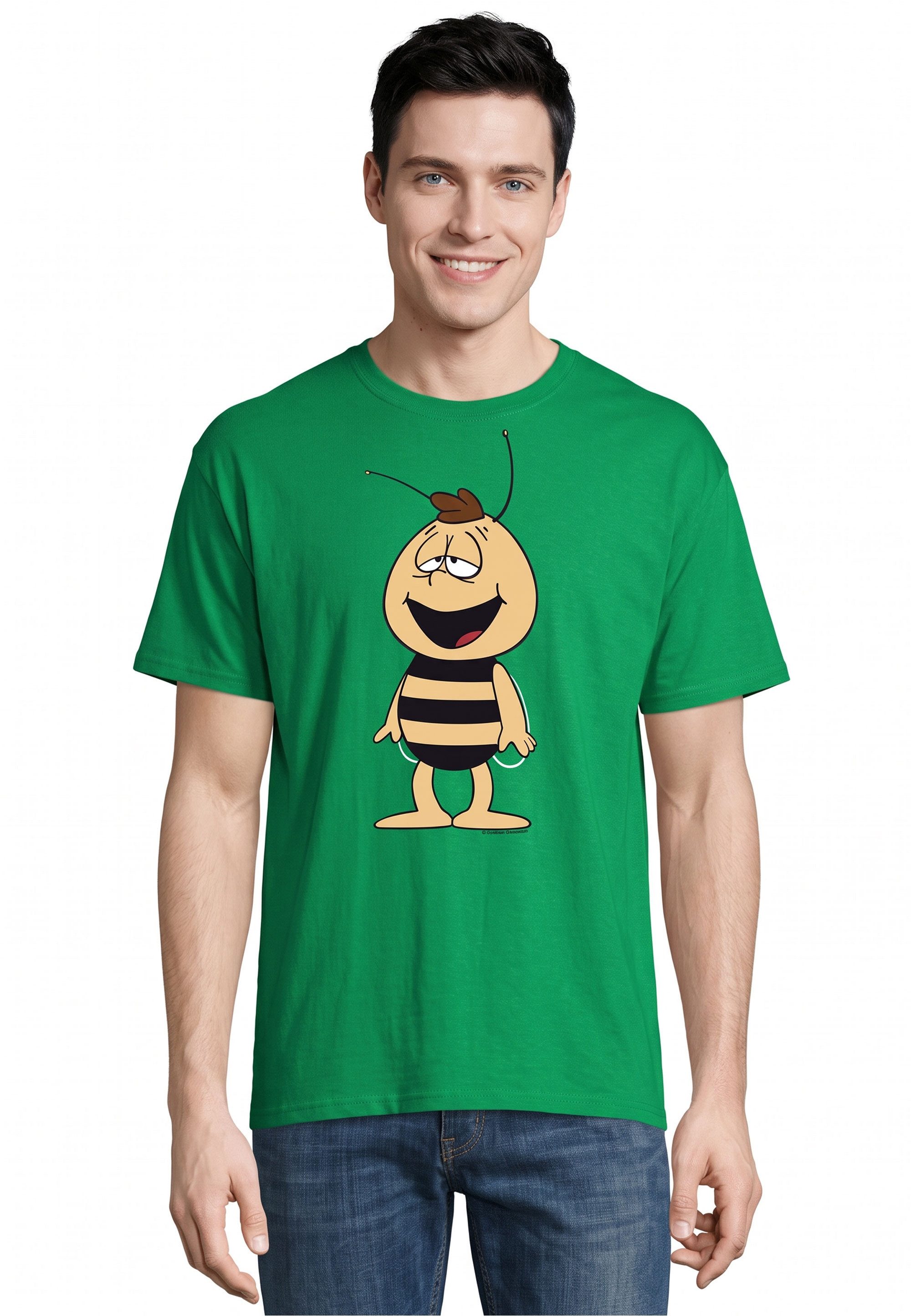 LOGOSHIRT T-Shirt Die Biene Maja - Willi mit coolem Print