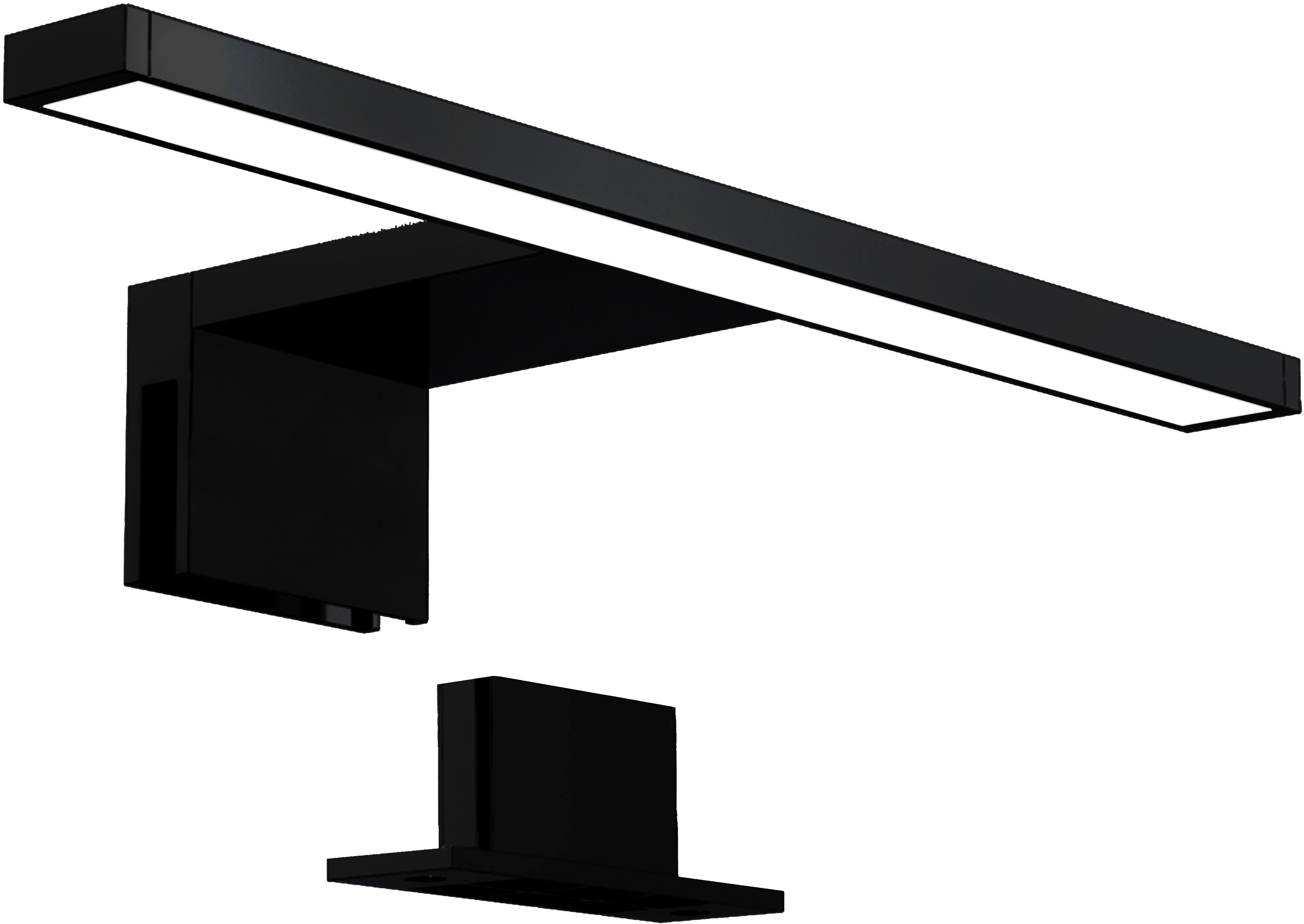 B.K.Licht Spiegelleuchte BK Spiegellampe Bad, neutralweiße Lichtfarbe, klemmbar, LED fest integriert, Neutralweiß, 8W, 4.000K neutralweißes Licht, IP44, Spritzwasserschutz